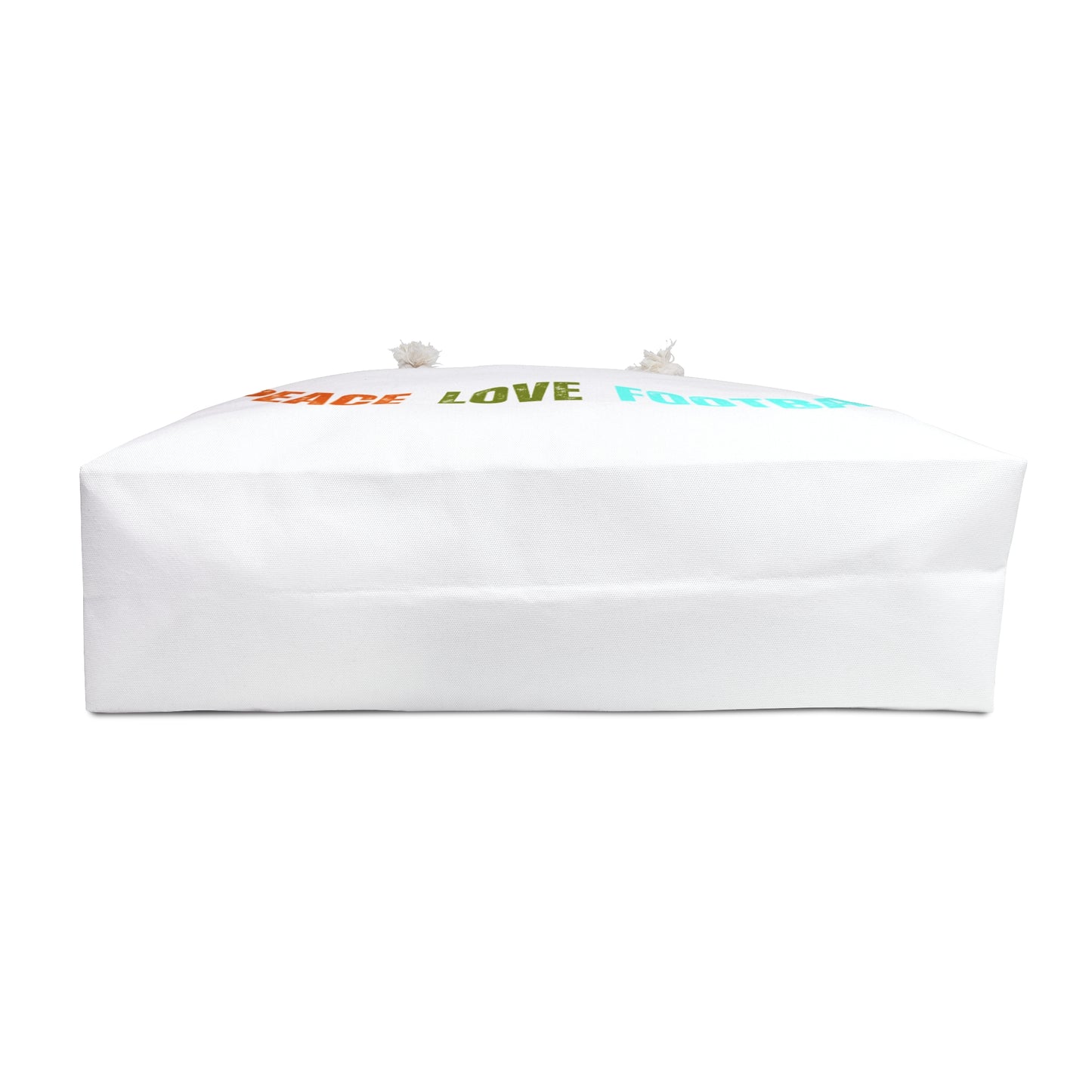 Peace Love Football Canvas Weekender Bag