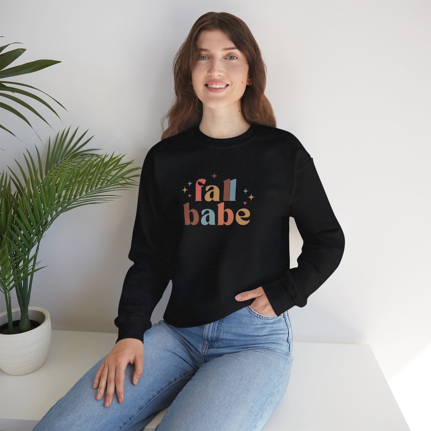 Fall Babe Cozy Crewneck Sweatshirt