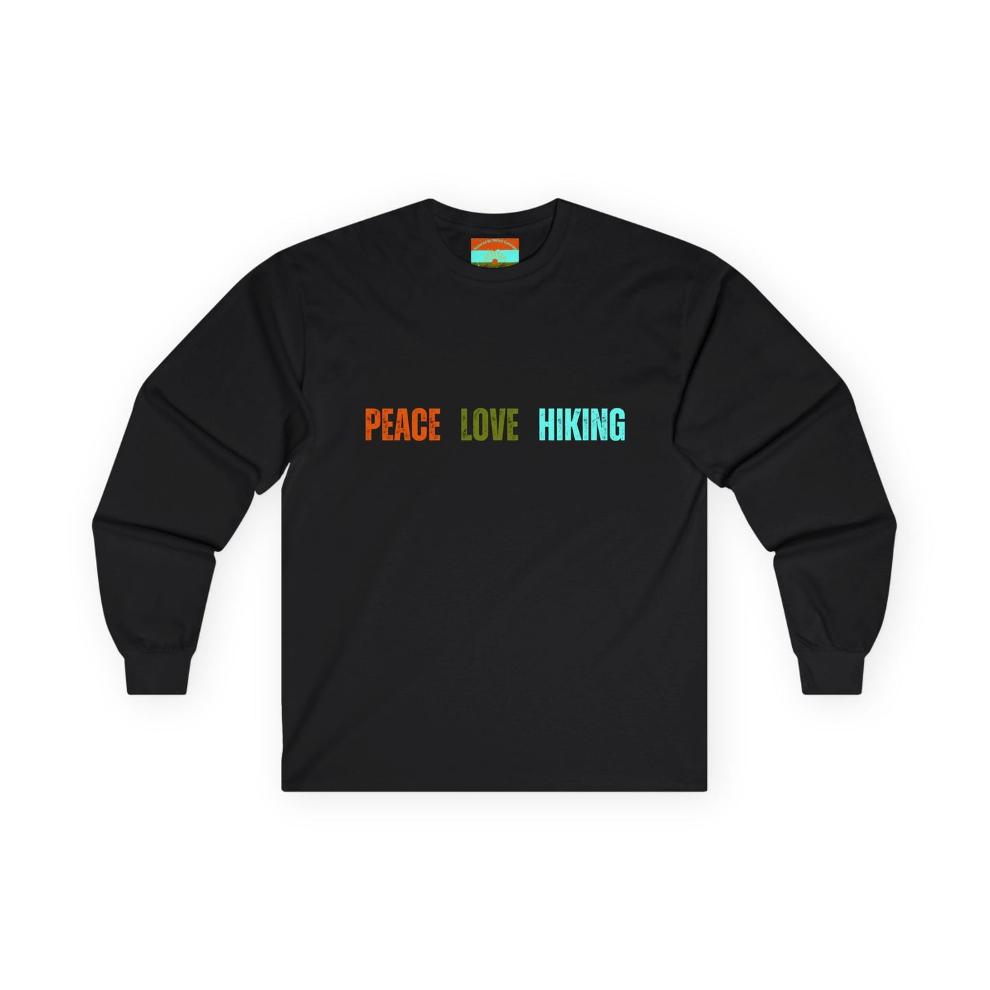 Peace Love Hiking Ultra Cotton Long Sleeve Tee