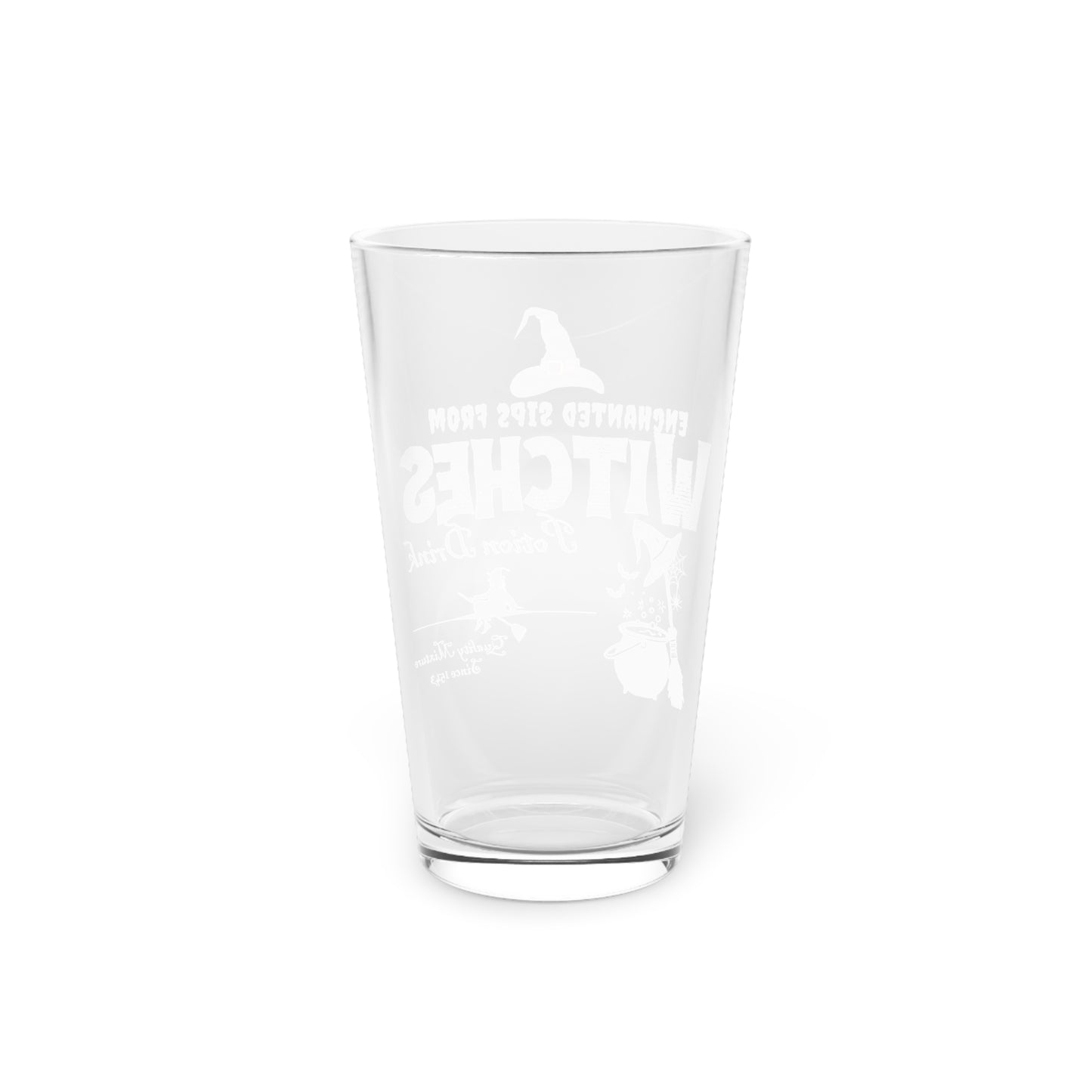 Enchanted Sips Since 1543 Halloween 16oz Pint Glass
