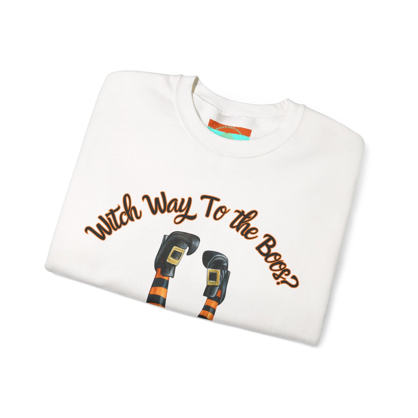 Witch Way To The Boos? Crewneck Sweatshirt