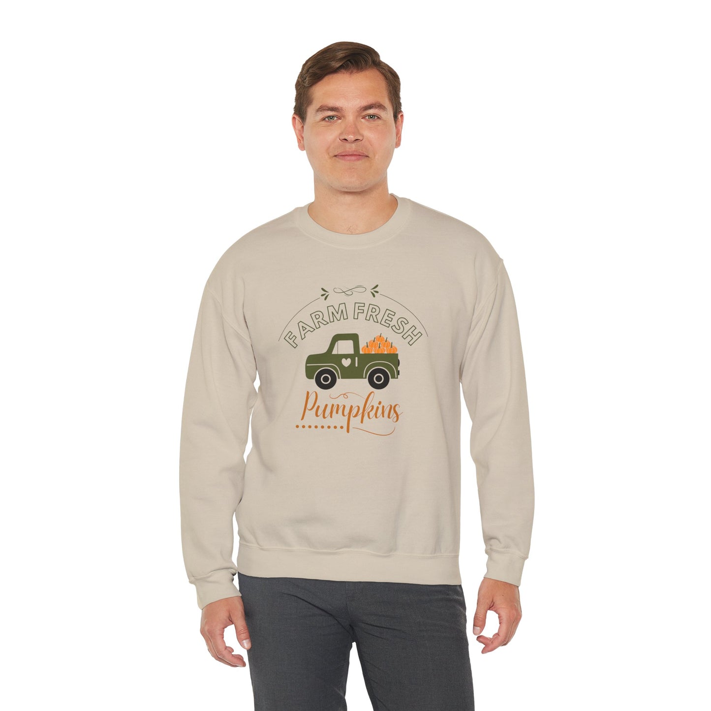 Farm Fresh Pumpkins Vintage Truck Crewneck