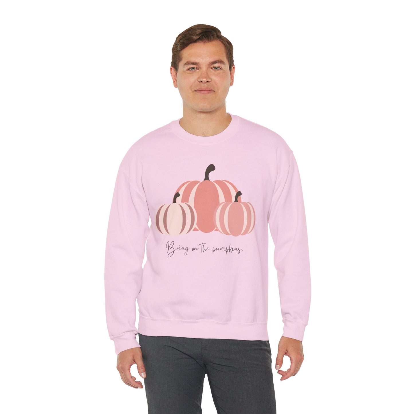 Bring On The Pumpkins Cozy Crewneck Sweatshirt