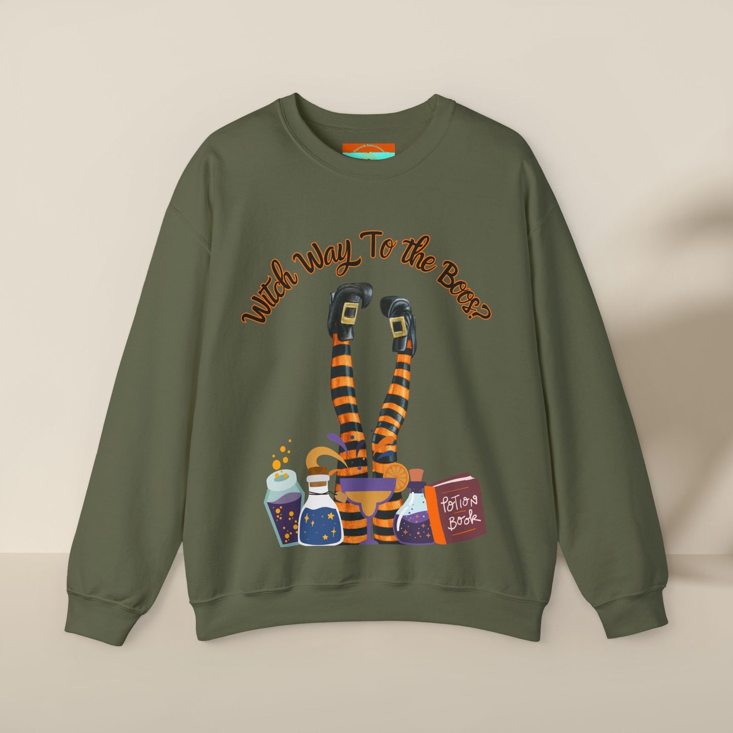 Witch Way To The Boos? Crewneck Sweatshirt