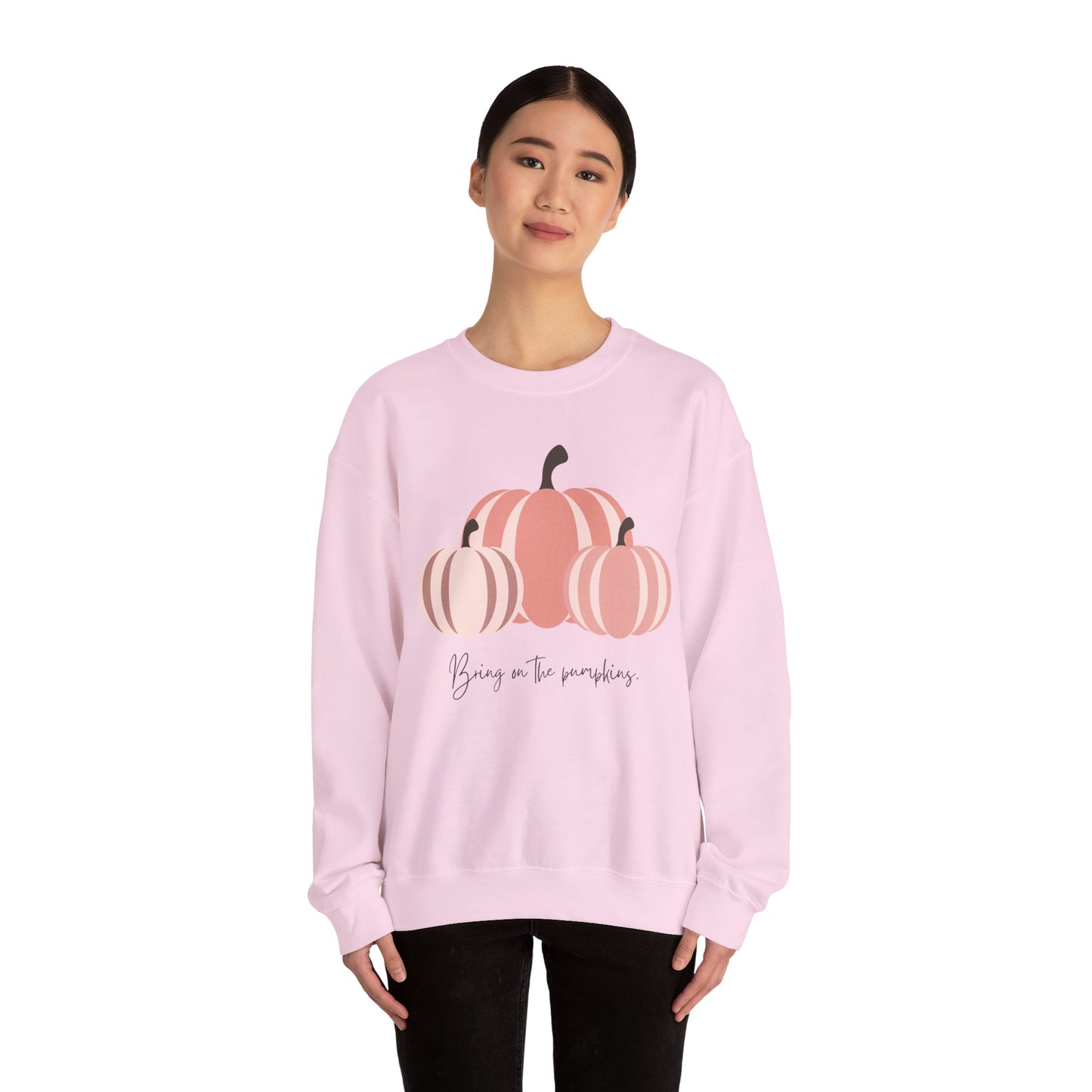 Bring On The Pumpkins Cozy Crewneck Sweatshirt