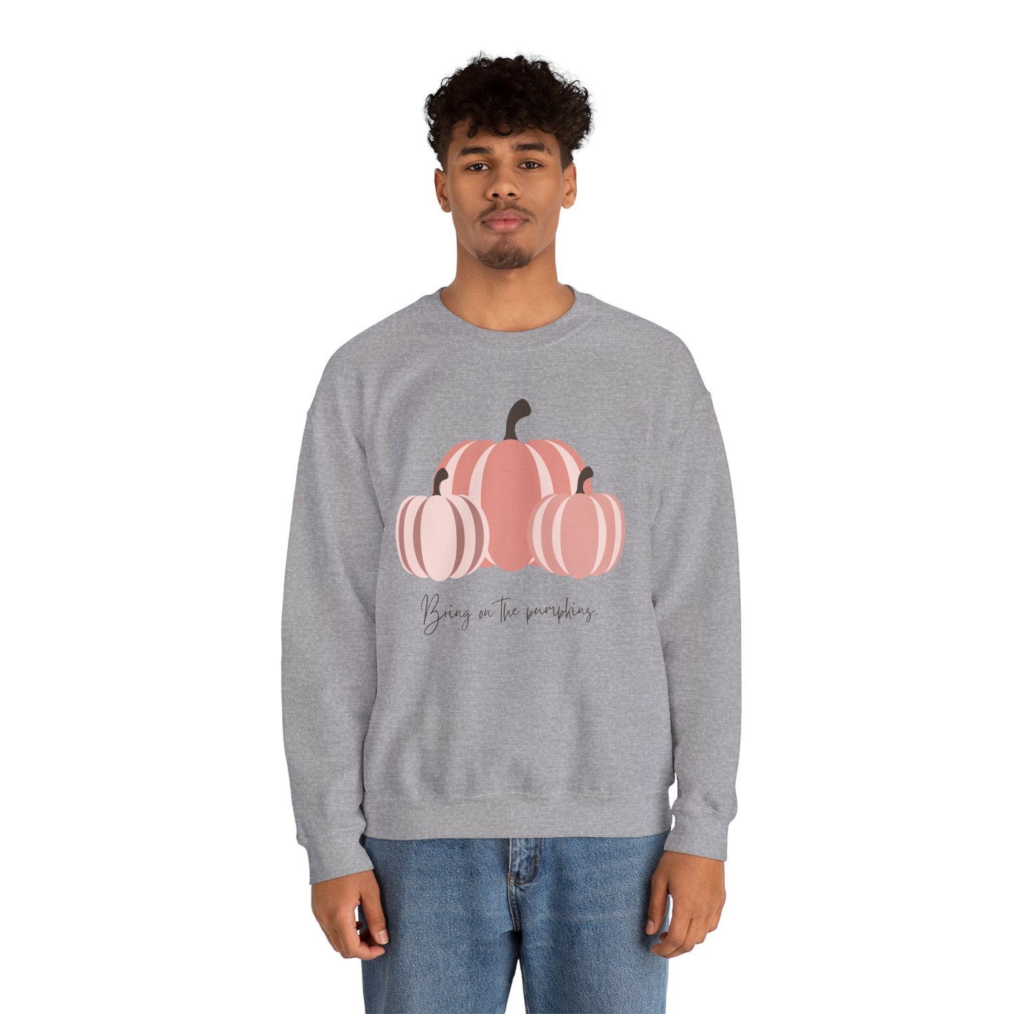 Bring On The Pumpkins Cozy Crewneck Sweatshirt