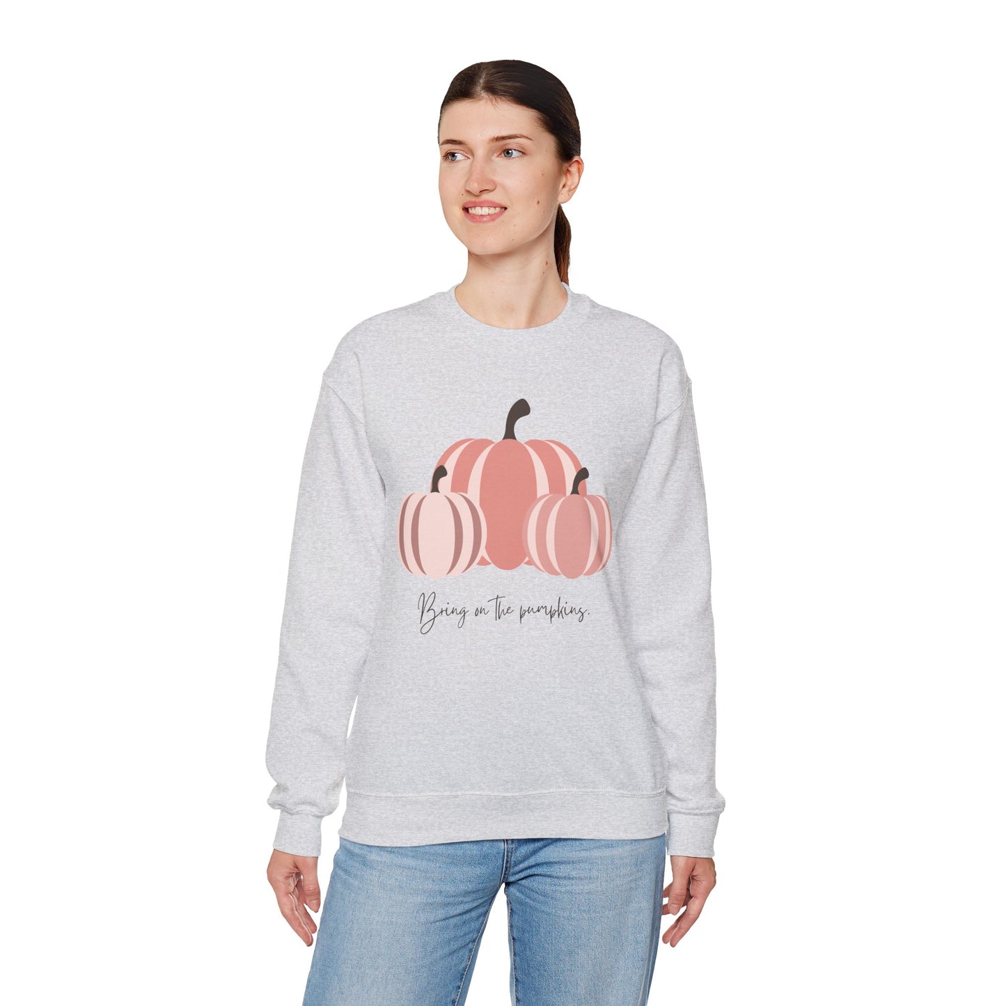 Bring On The Pumpkins Cozy Crewneck Sweatshirt