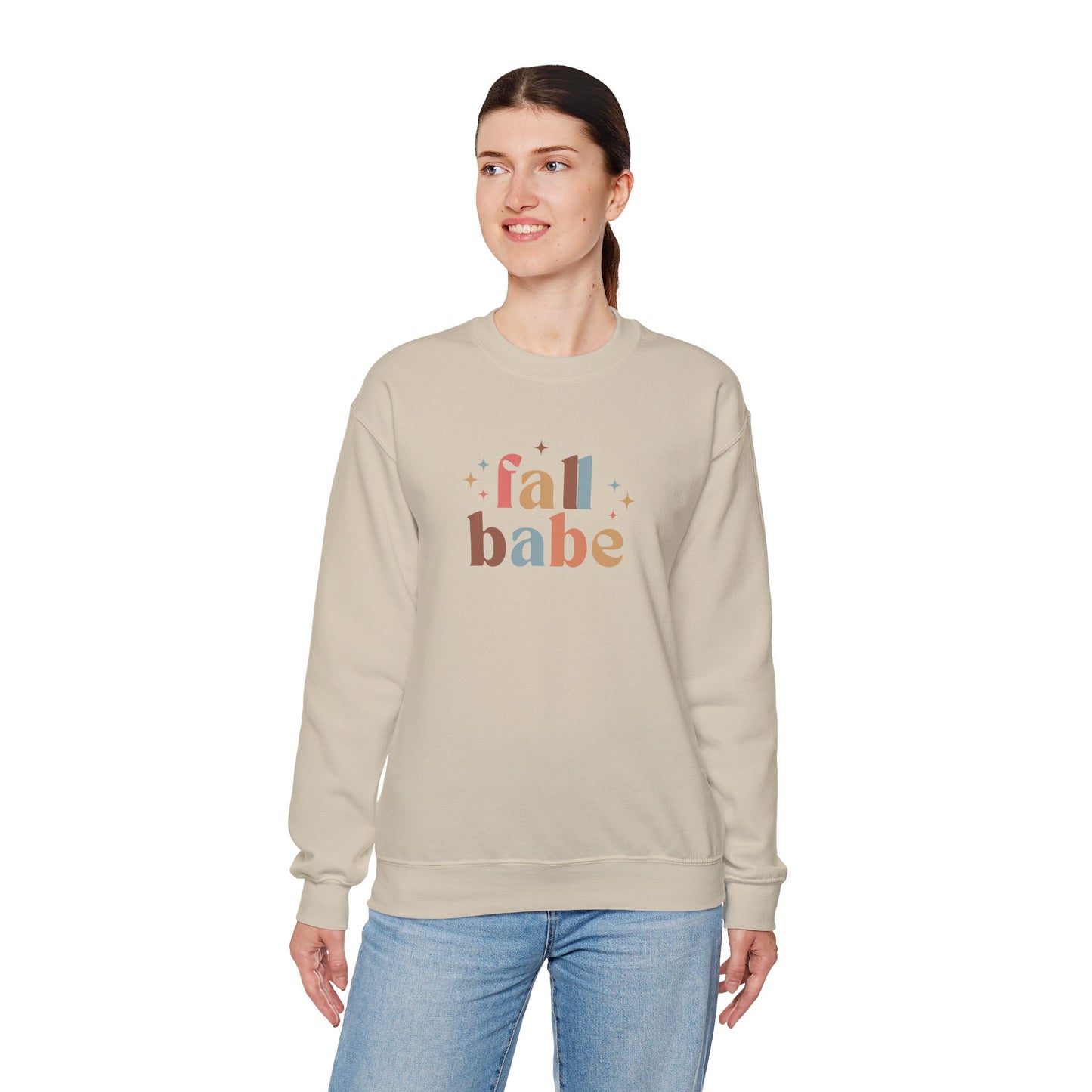 Fall Babe Cozy Crewneck Sweatshirt