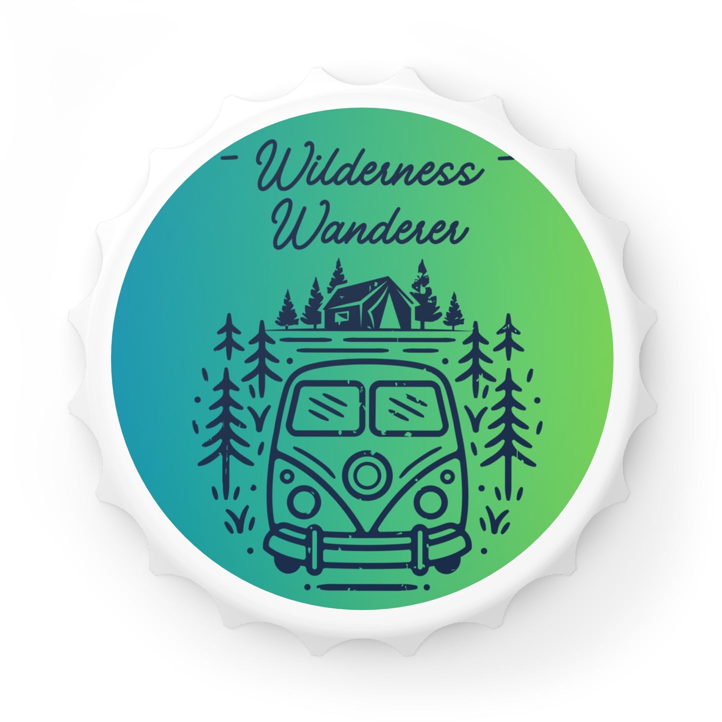 Wilderness Wanderer Bottle Opener Magnet