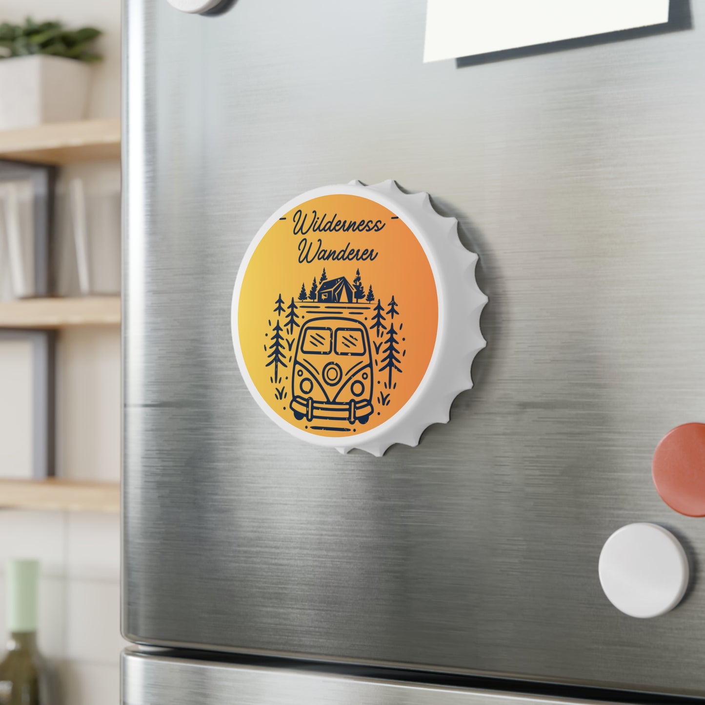Wilderness Wanderer Bottle Opener Magnet