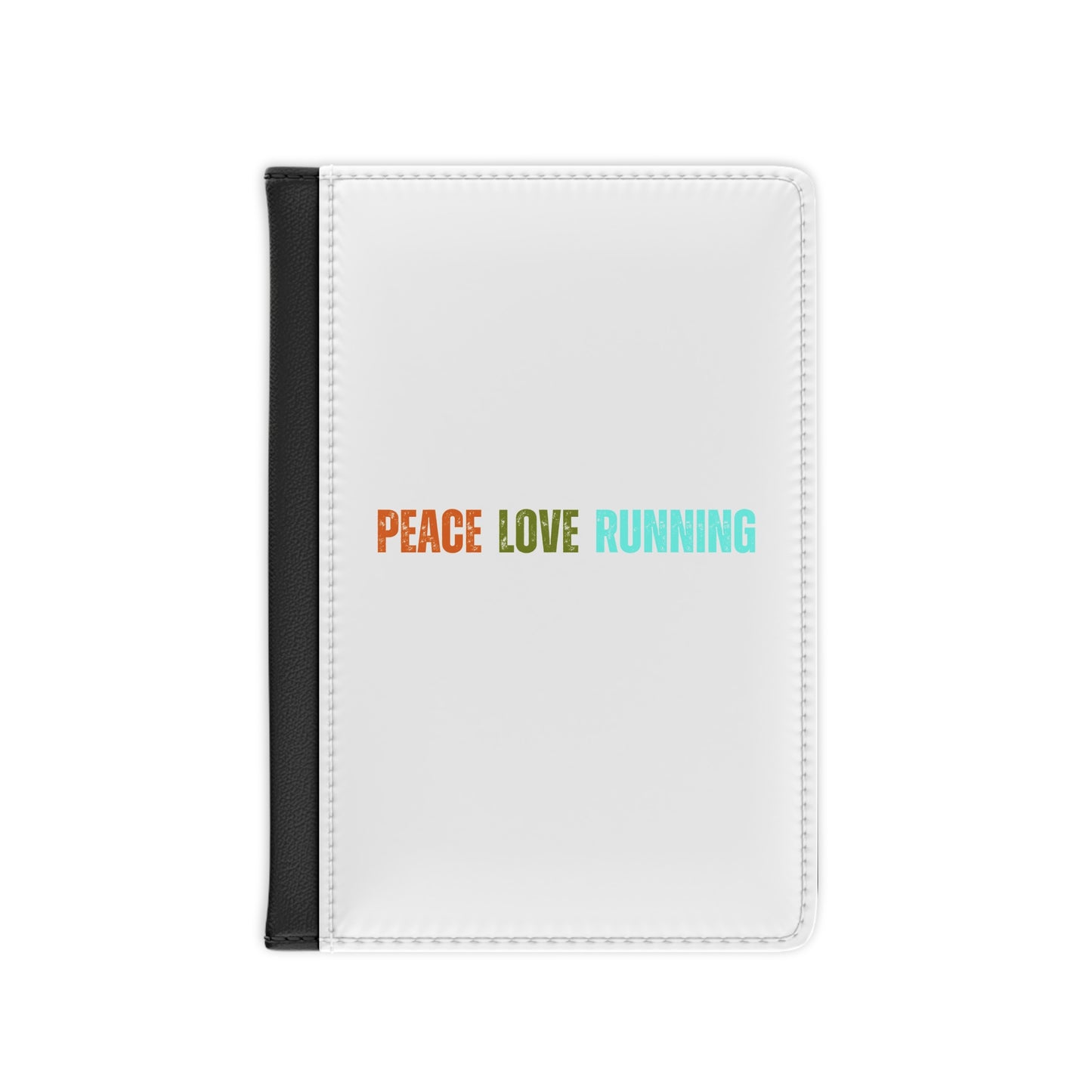Peace Love Running Passport Cover