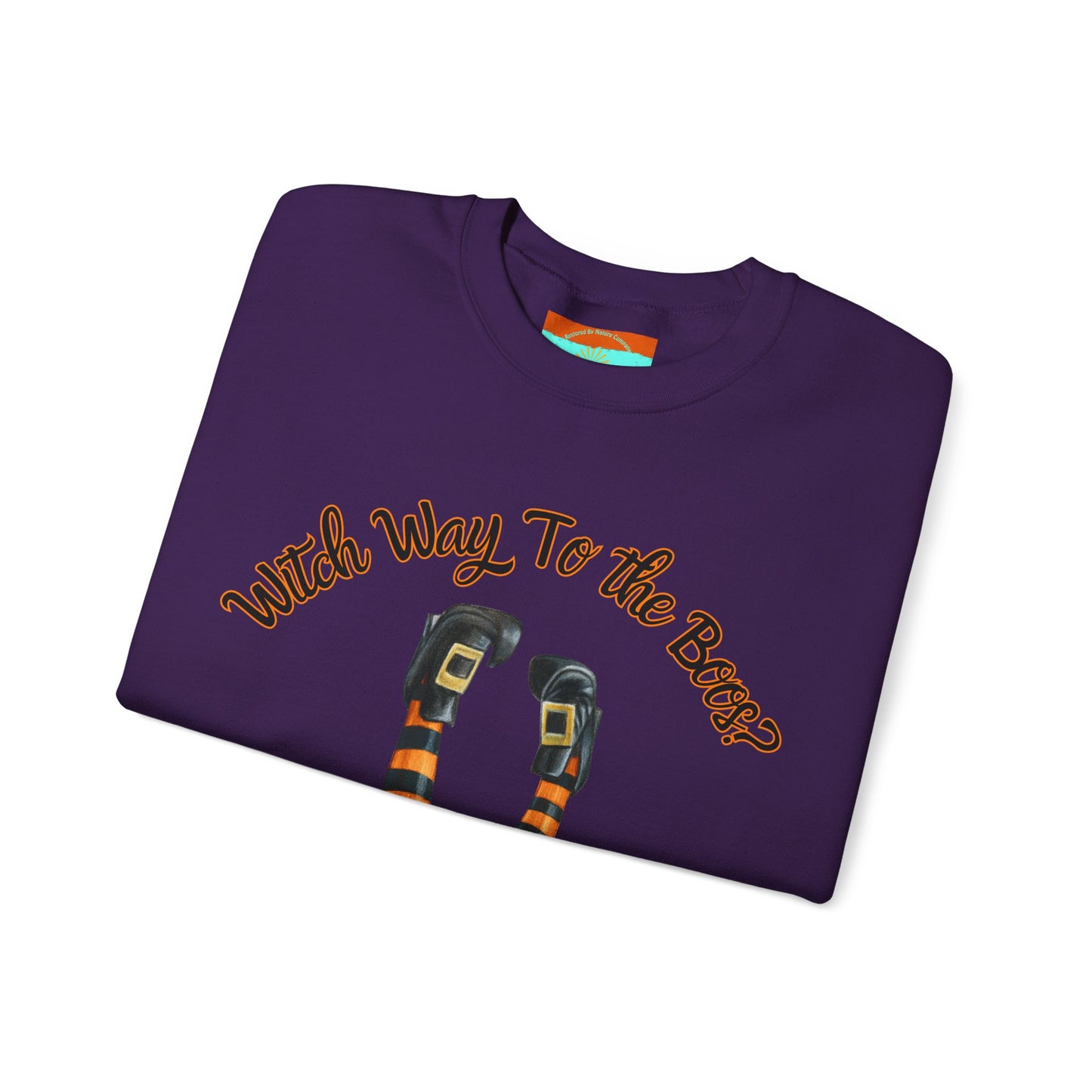 Witch Way To The Boos? Crewneck Sweatshirt