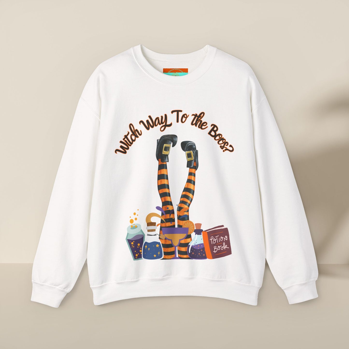Witch Way To The Boos? Crewneck Sweatshirt