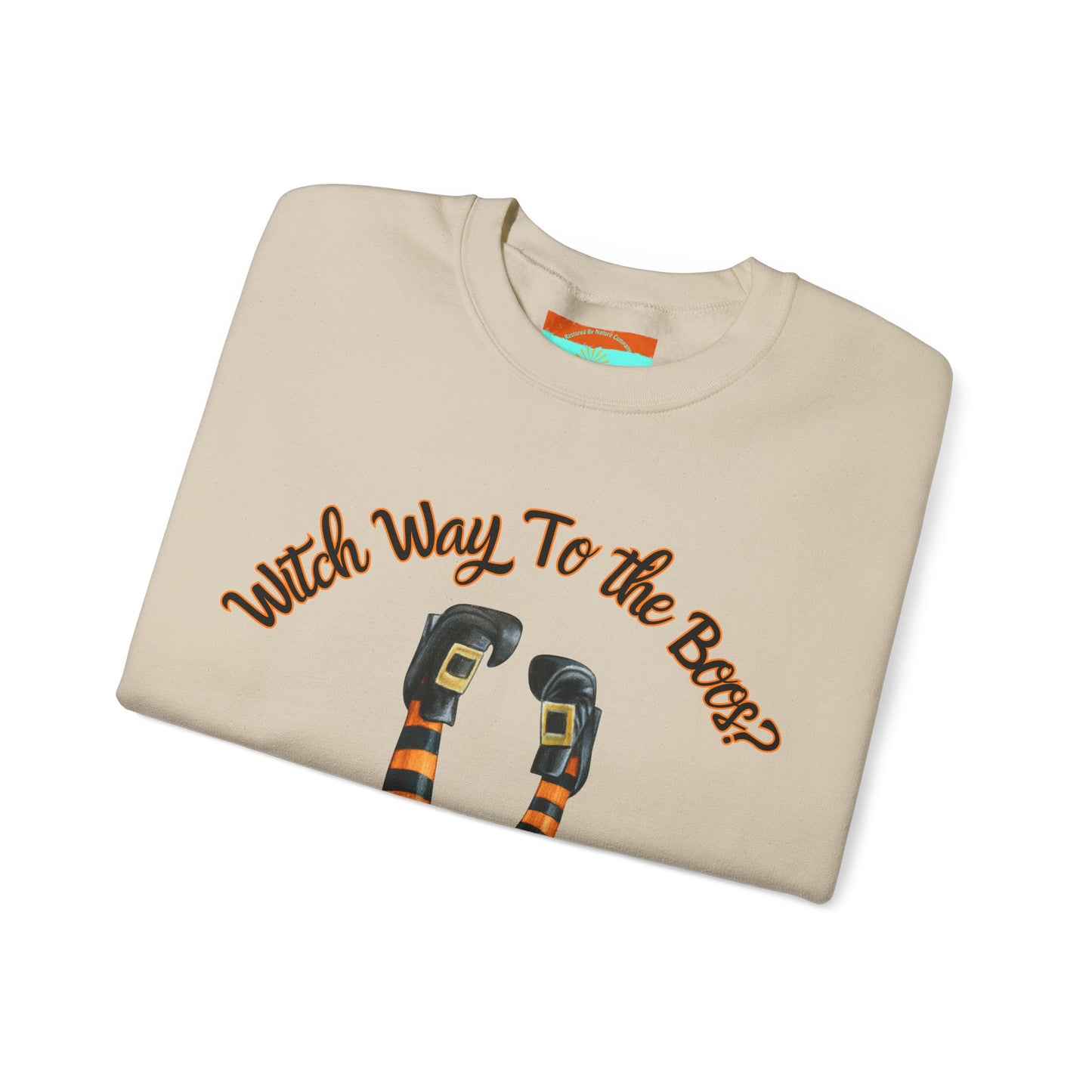 Witch Way To The Boos? Crewneck Sweatshirt