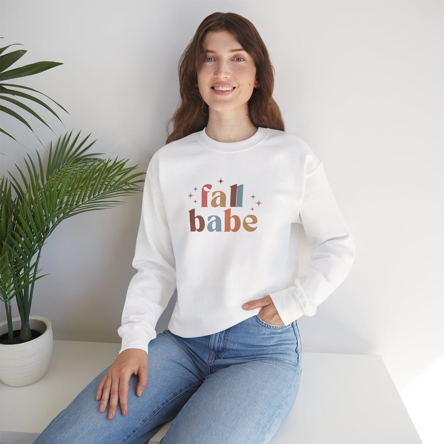 Fall Babe Cozy Crewneck Sweatshirt