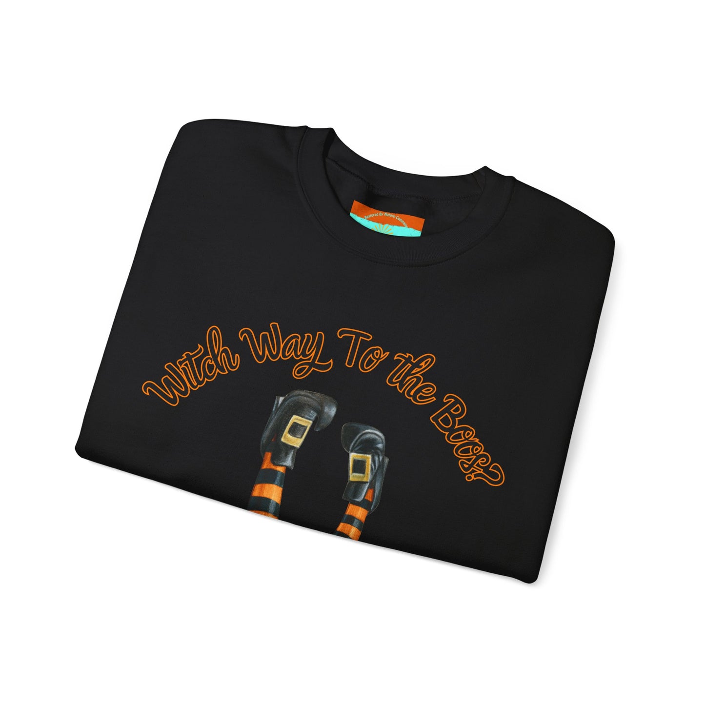 Witch Way To The Boos? Crewneck Sweatshirt