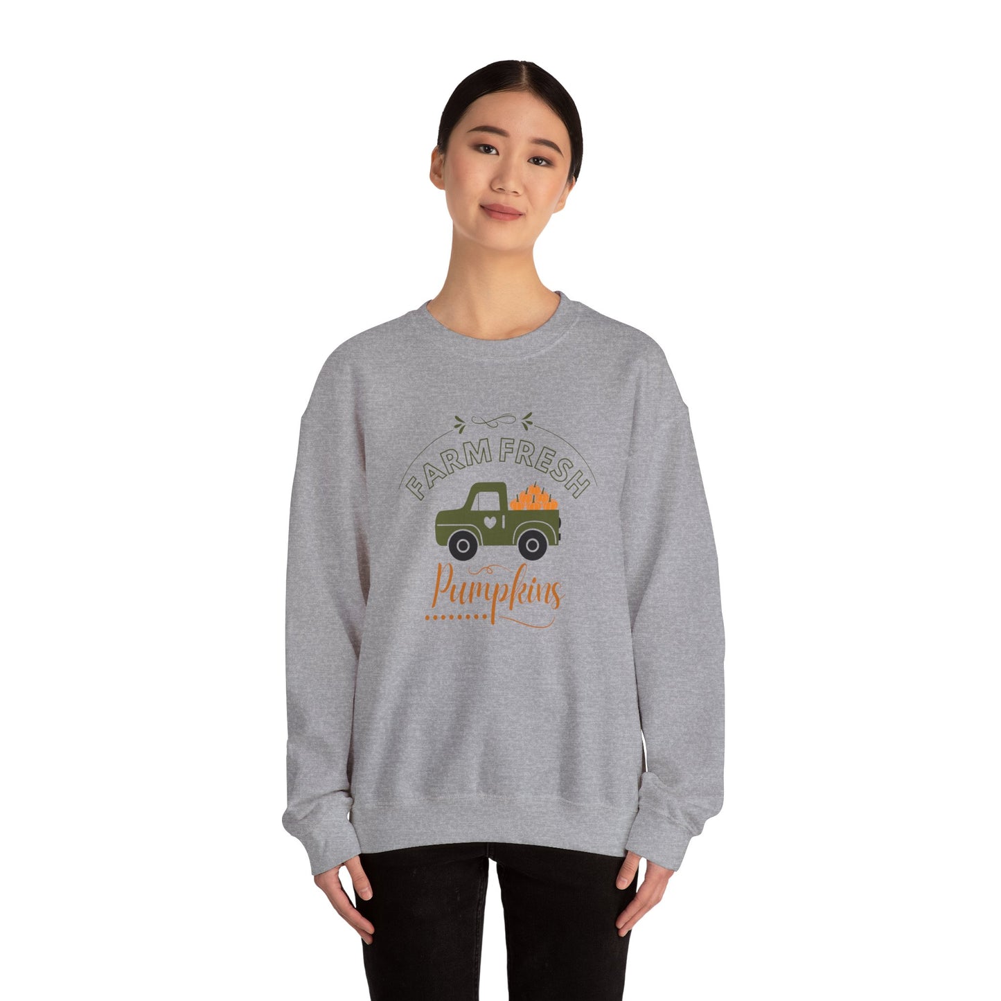 Farm Fresh Pumpkins Vintage Truck Crewneck