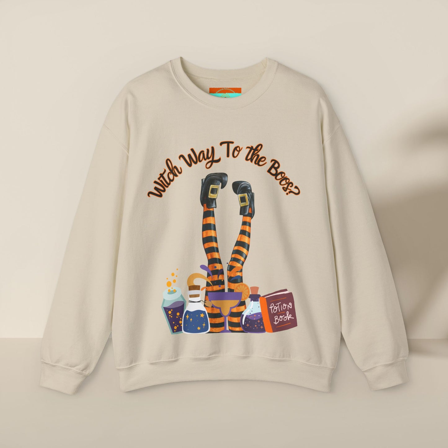 Witch Way To The Boos? Crewneck Sweatshirt