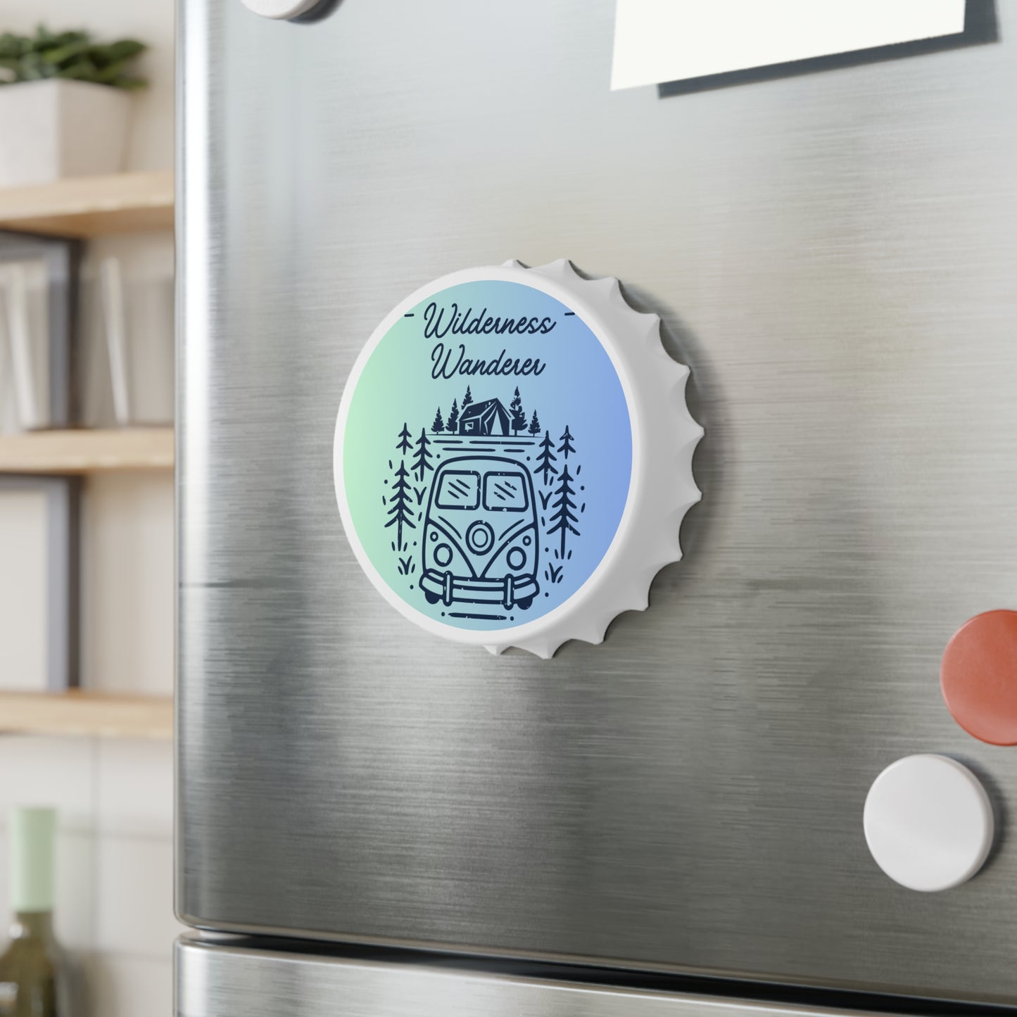 Wilderness Wanderer Bottle Opener Magnet