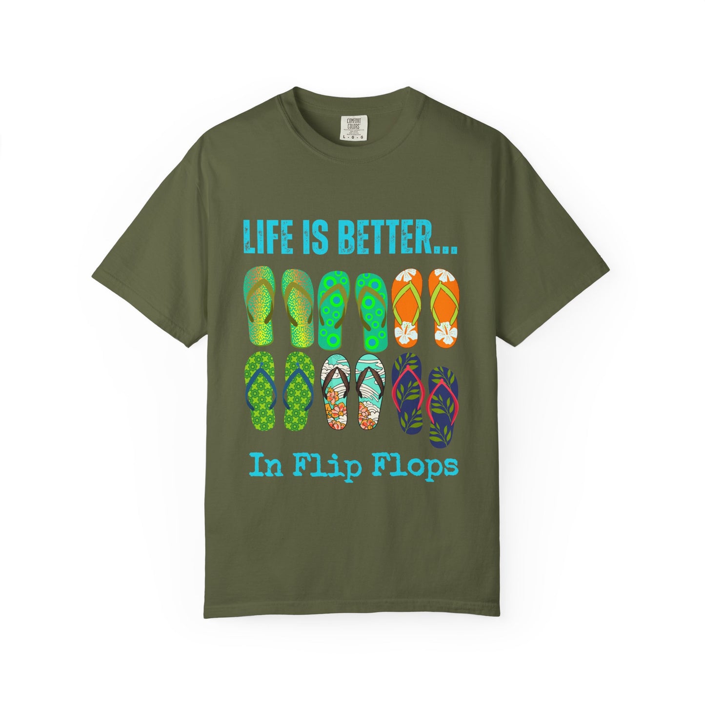 Life Is Better...In Flip Flops Unisex Graphic T-shirt