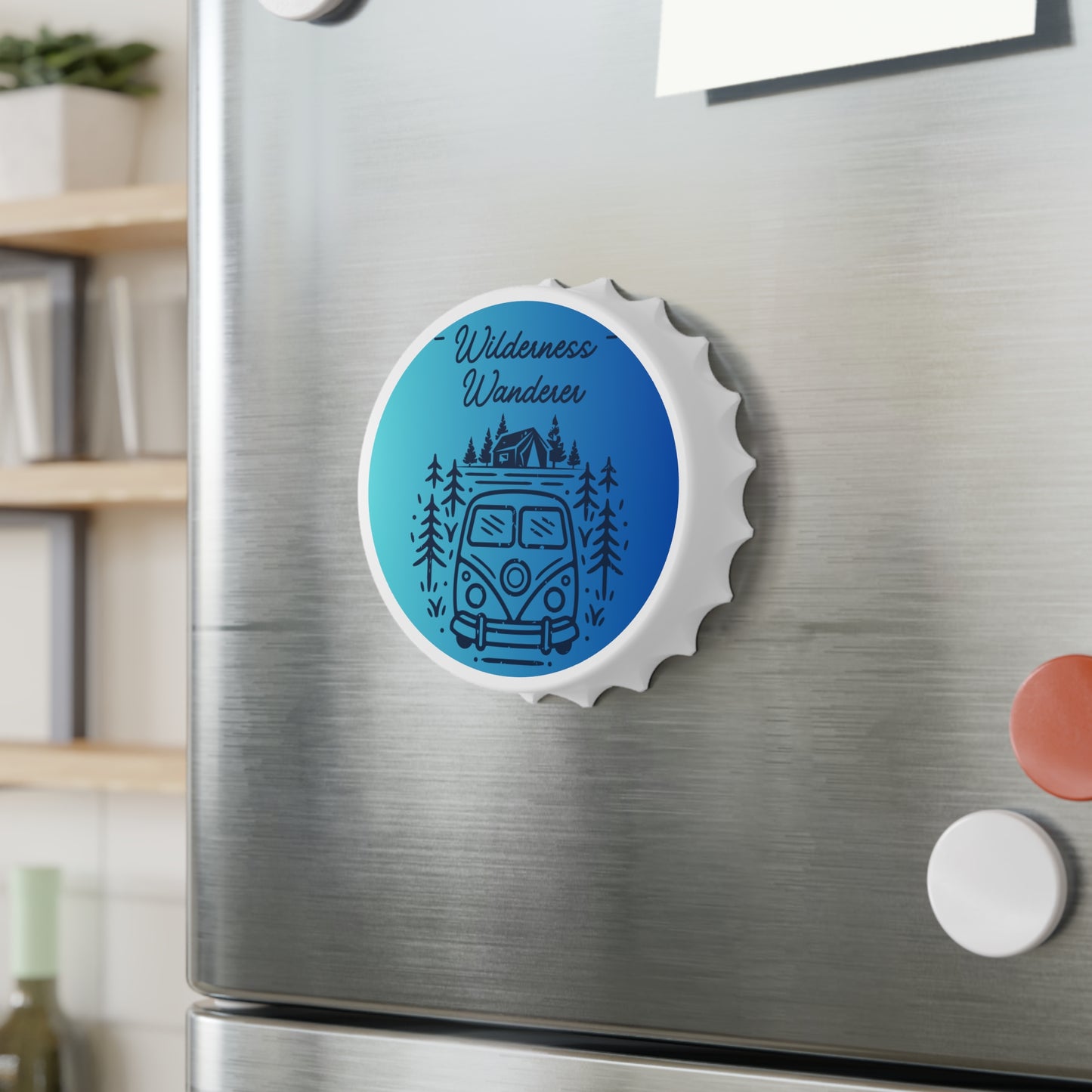 Wilderness Wanderer Bottle Opener Magnet