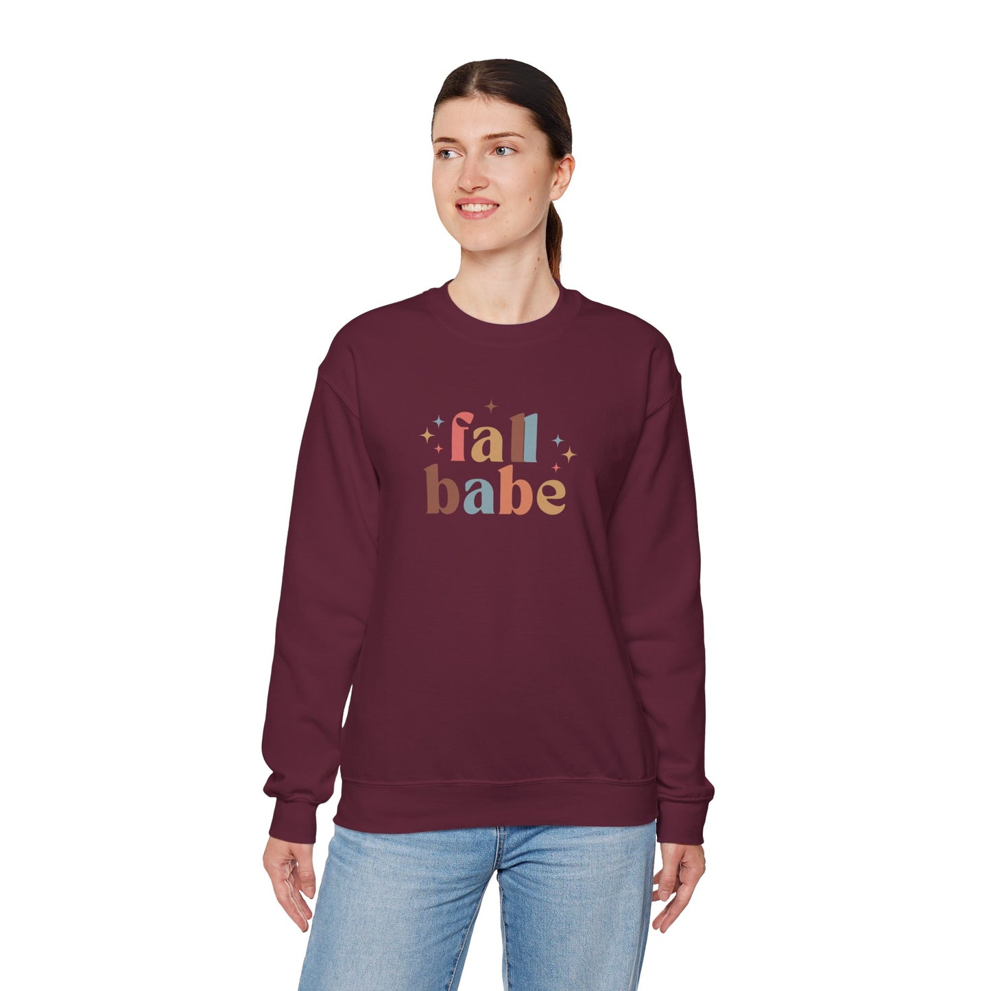 Fall Babe Cozy Crewneck Sweatshirt