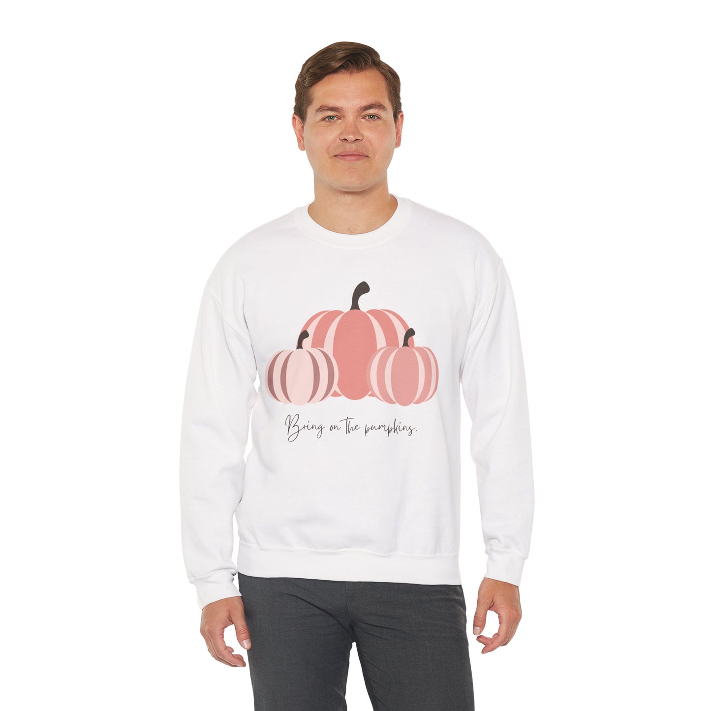 Bring On The Pumpkins Cozy Crewneck Sweatshirt