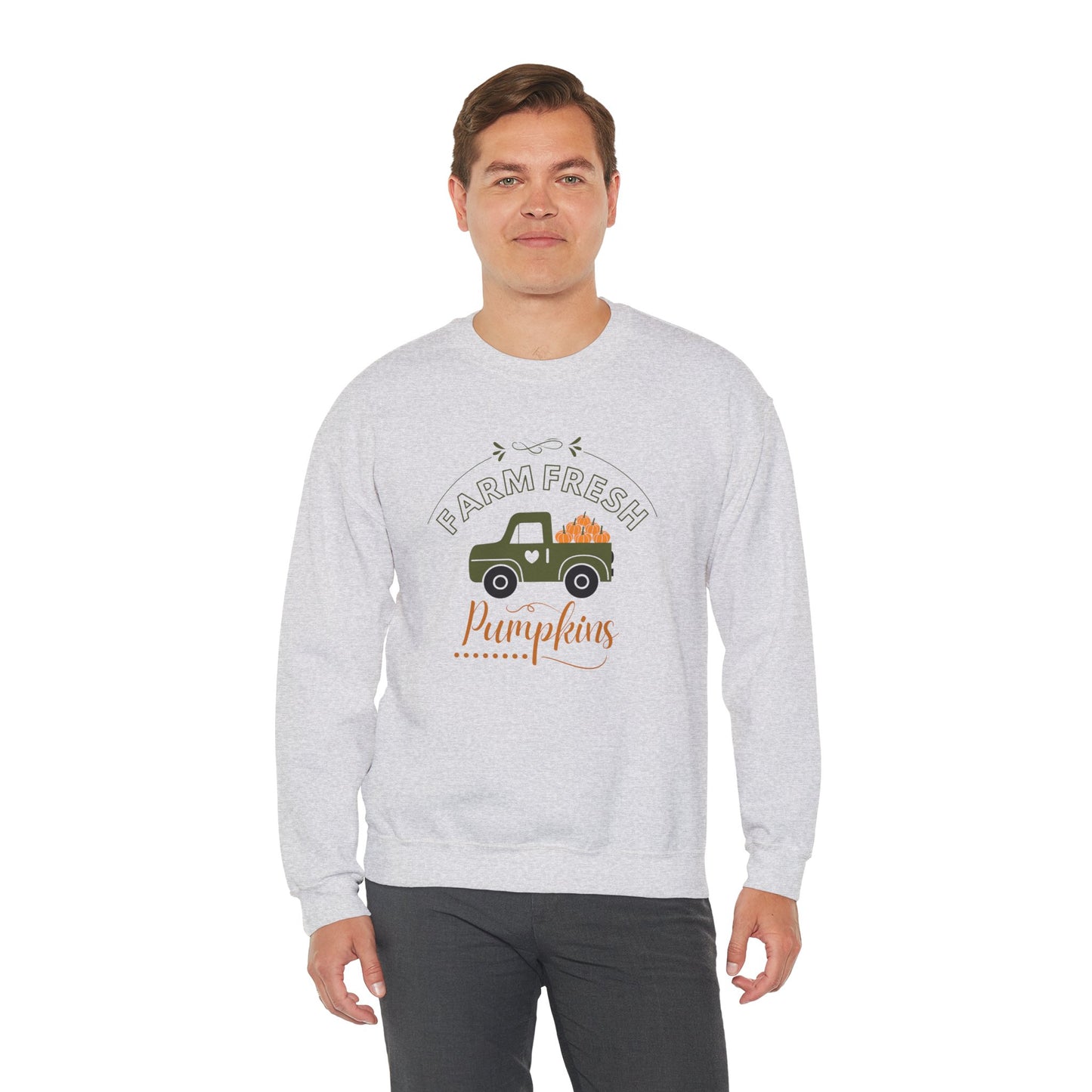 Farm Fresh Pumpkins Vintage Truck Crewneck