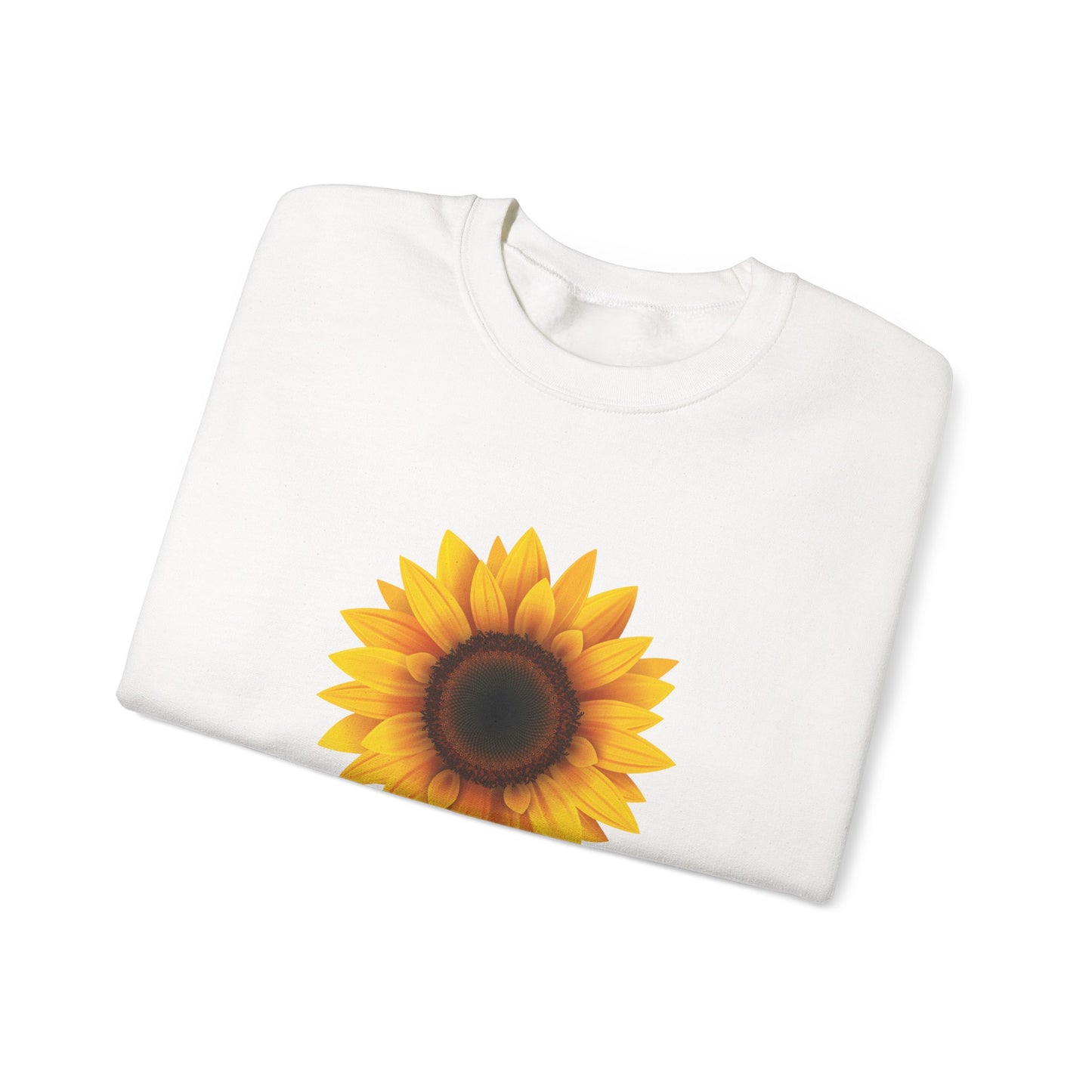 Hello Autumn Sunflower Crewneck Sweatshirt