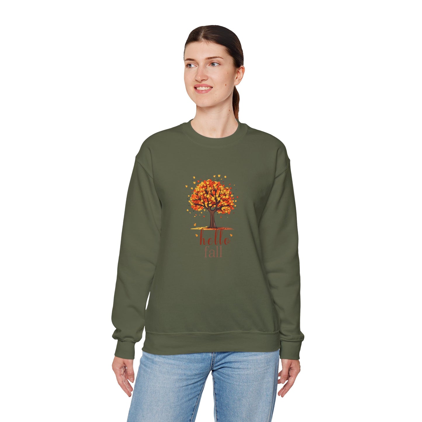 Hello Fall Cozy Crewneck Sweatshirt