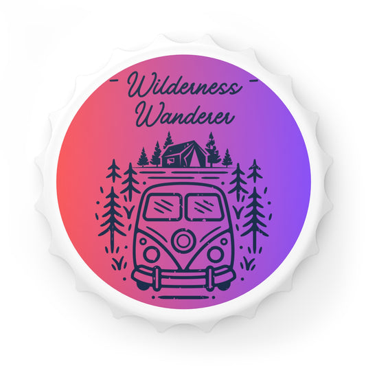 Wilderness Wanderer Bottle Opener Magnet