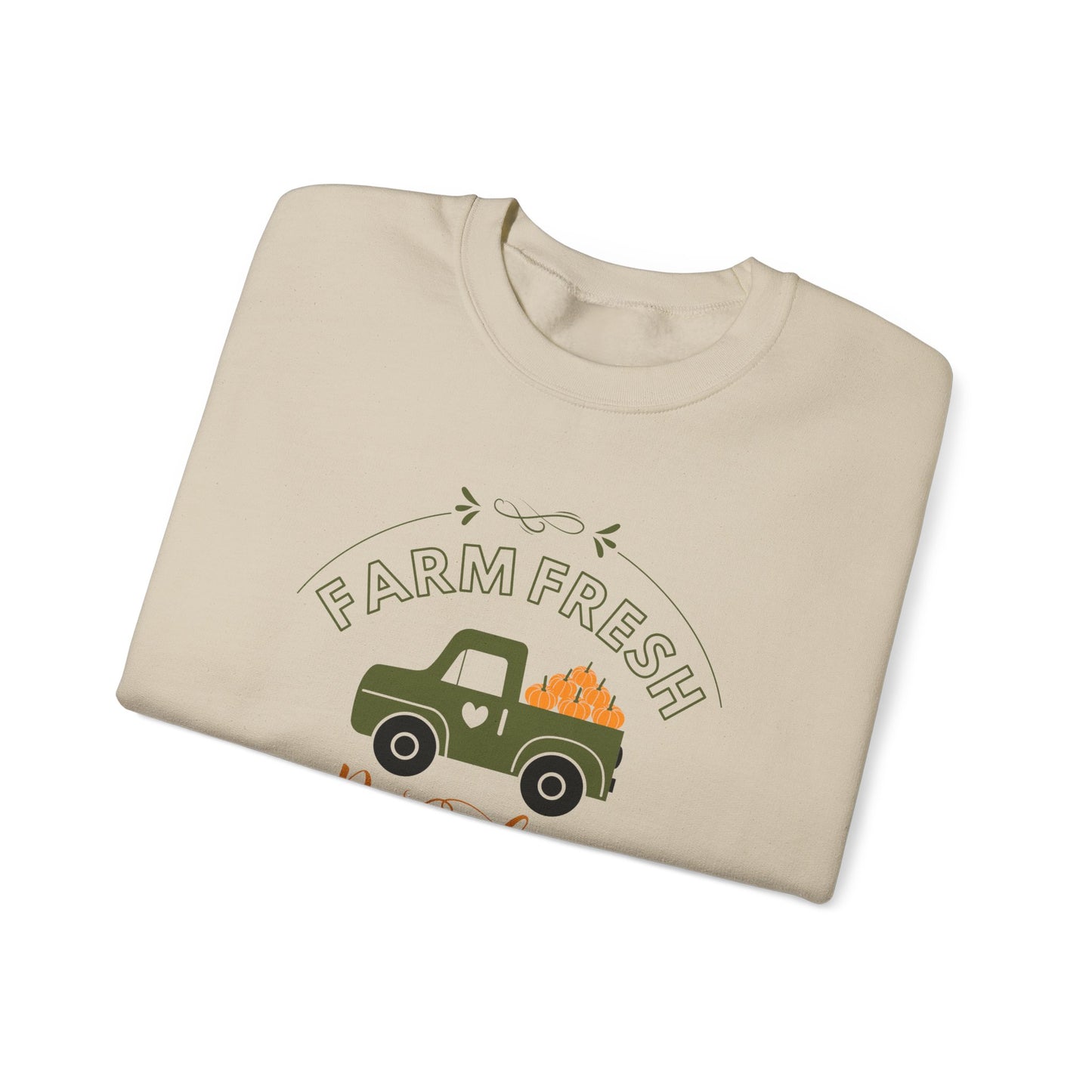 Farm Fresh Pumpkins Vintage Truck Crewneck