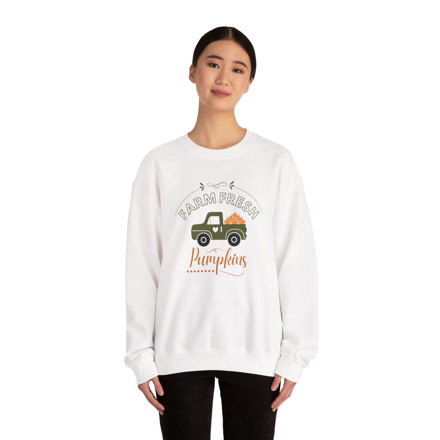 Farm Fresh Pumpkins Vintage Truck Crewneck