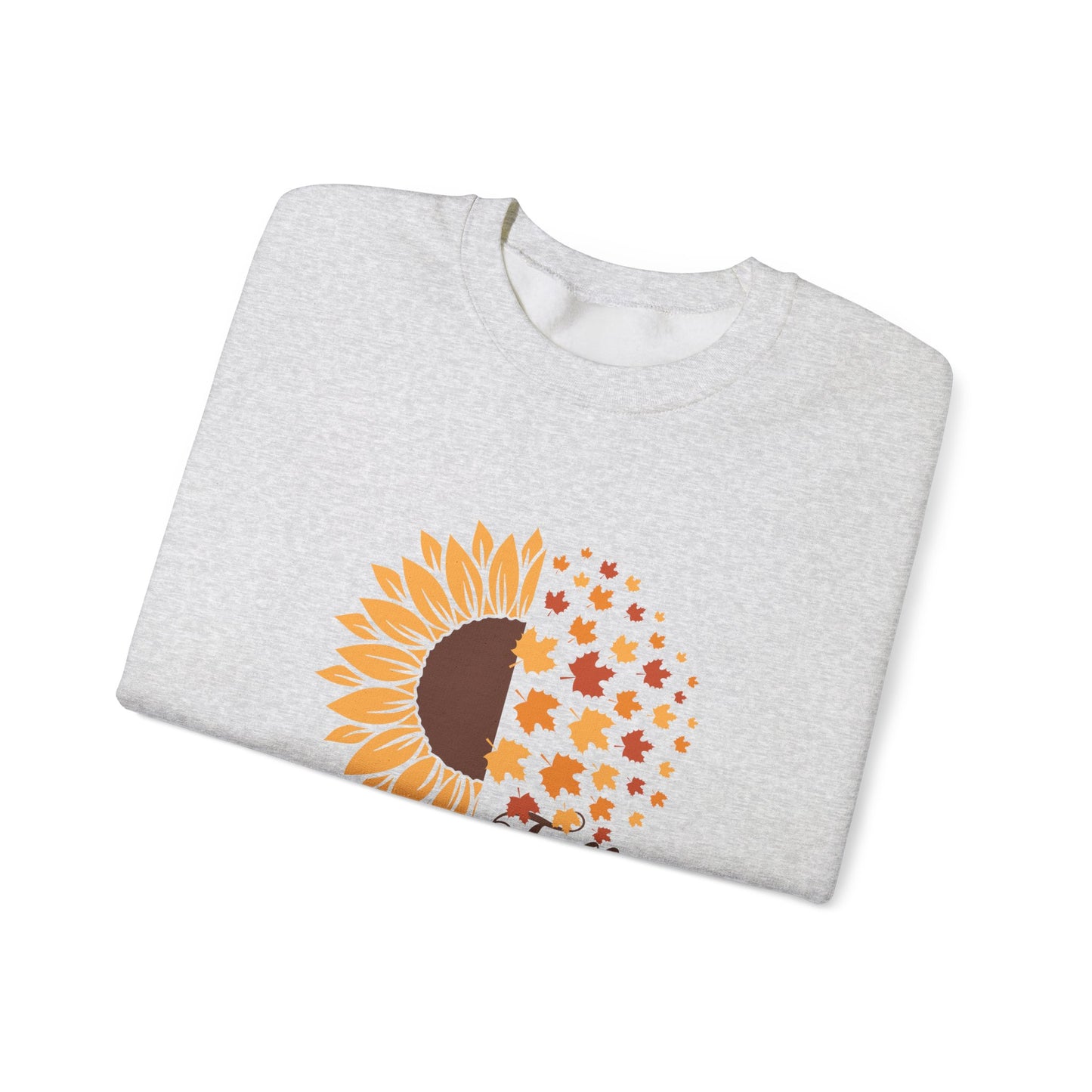 #FallVibes Sunflower Crewneck Sweatshirt