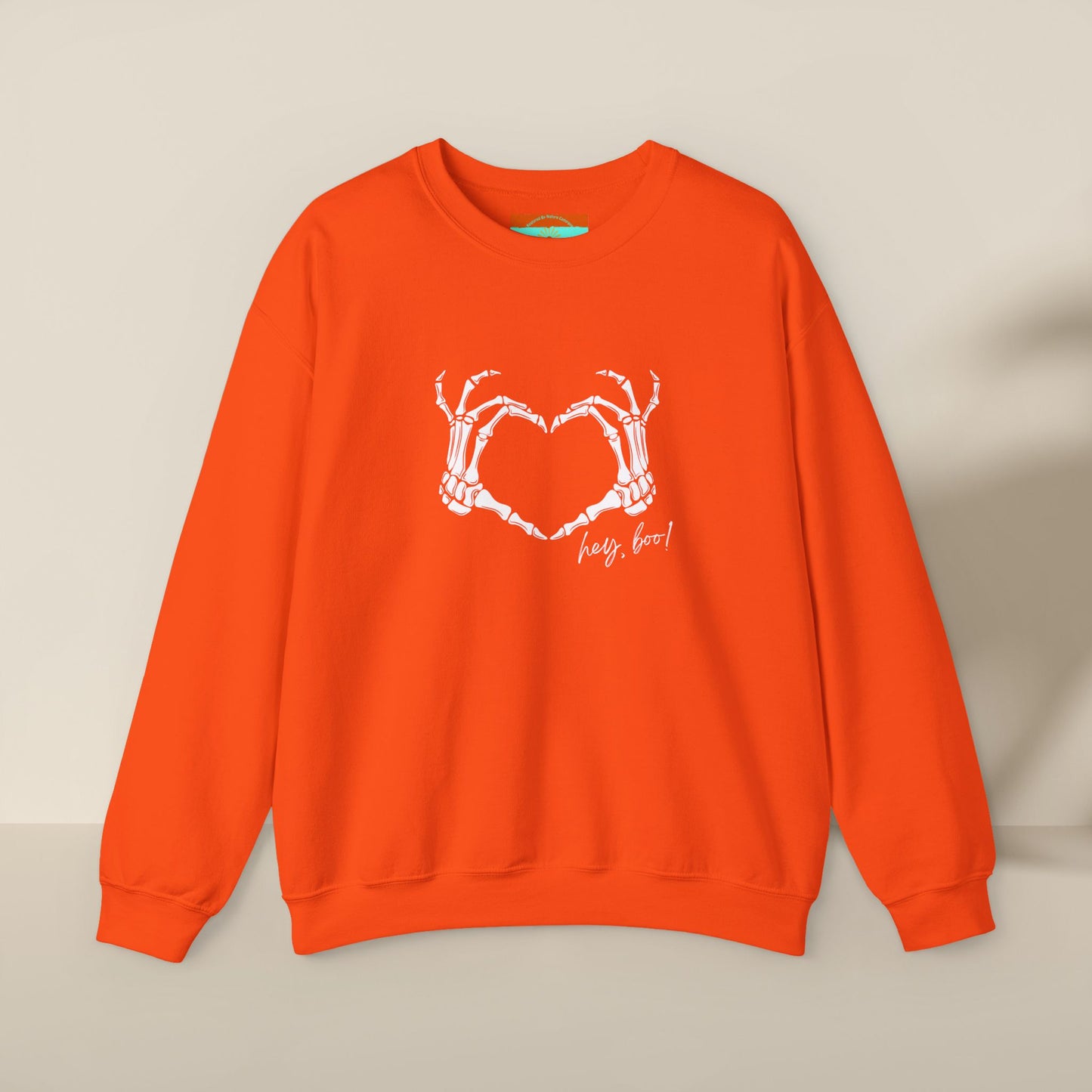 Hey Boo! Skeleton Hands Crewneck Sweatshirt