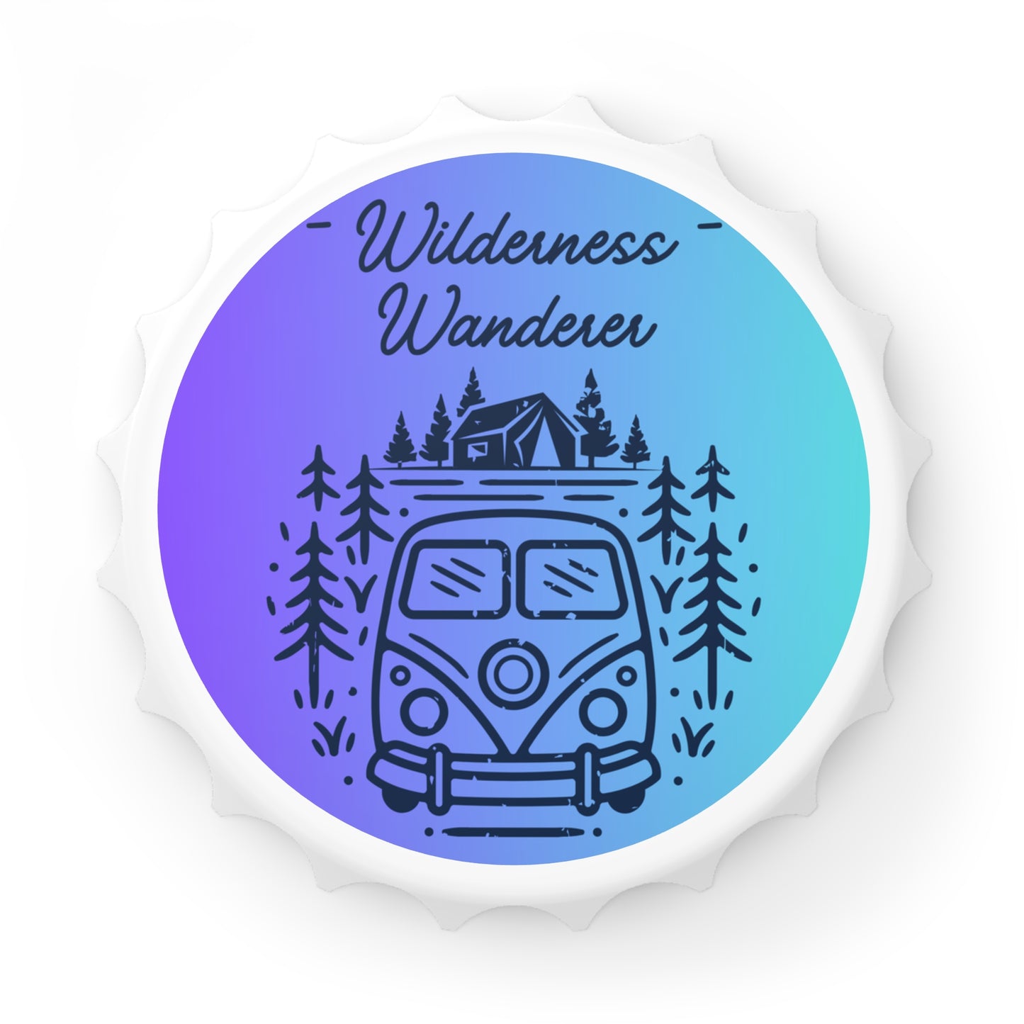 Wilderness Wanderer Bottle Opener Magnet