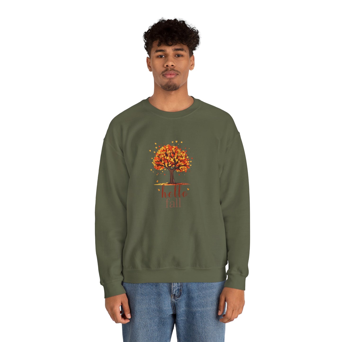 Hello Fall Cozy Crewneck Sweatshirt