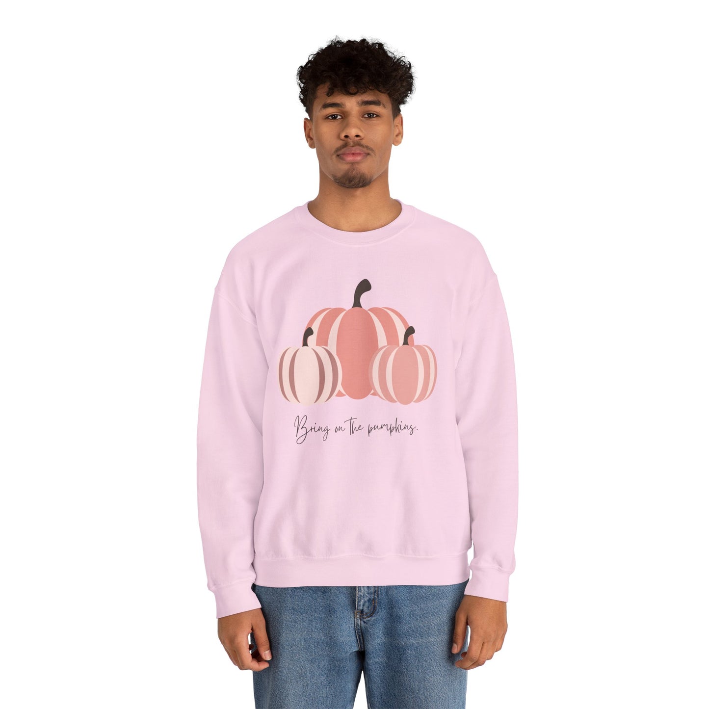 Bring On The Pumpkins Cozy Crewneck Sweatshirt