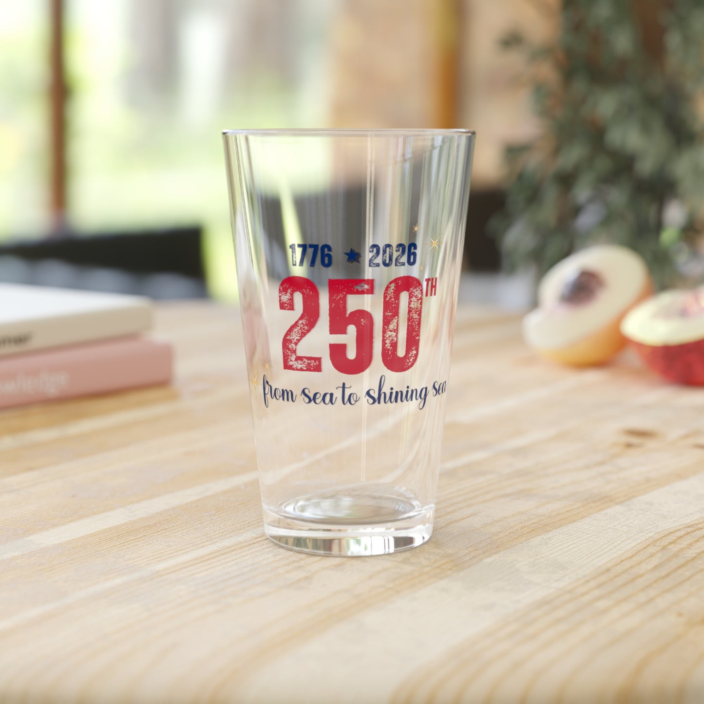 250th Anniversary Pint Glass – 'From Sea to Shining Sea' 1776–2026 Commemorative Beer Glass