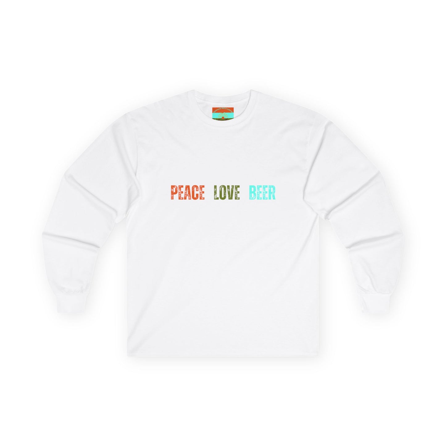 Peace Love Beer Ultra Cotton Long Sleeve Tee