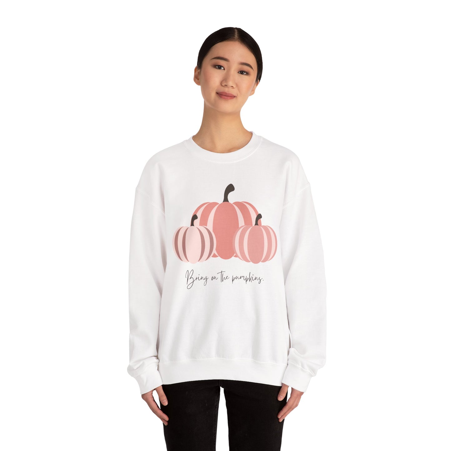 Bring On The Pumpkins Cozy Crewneck Sweatshirt