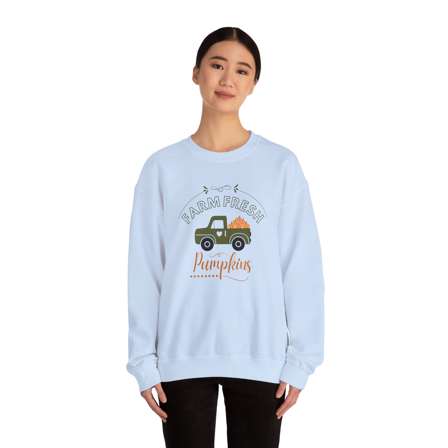 Farm Fresh Pumpkins Vintage Truck Crewneck