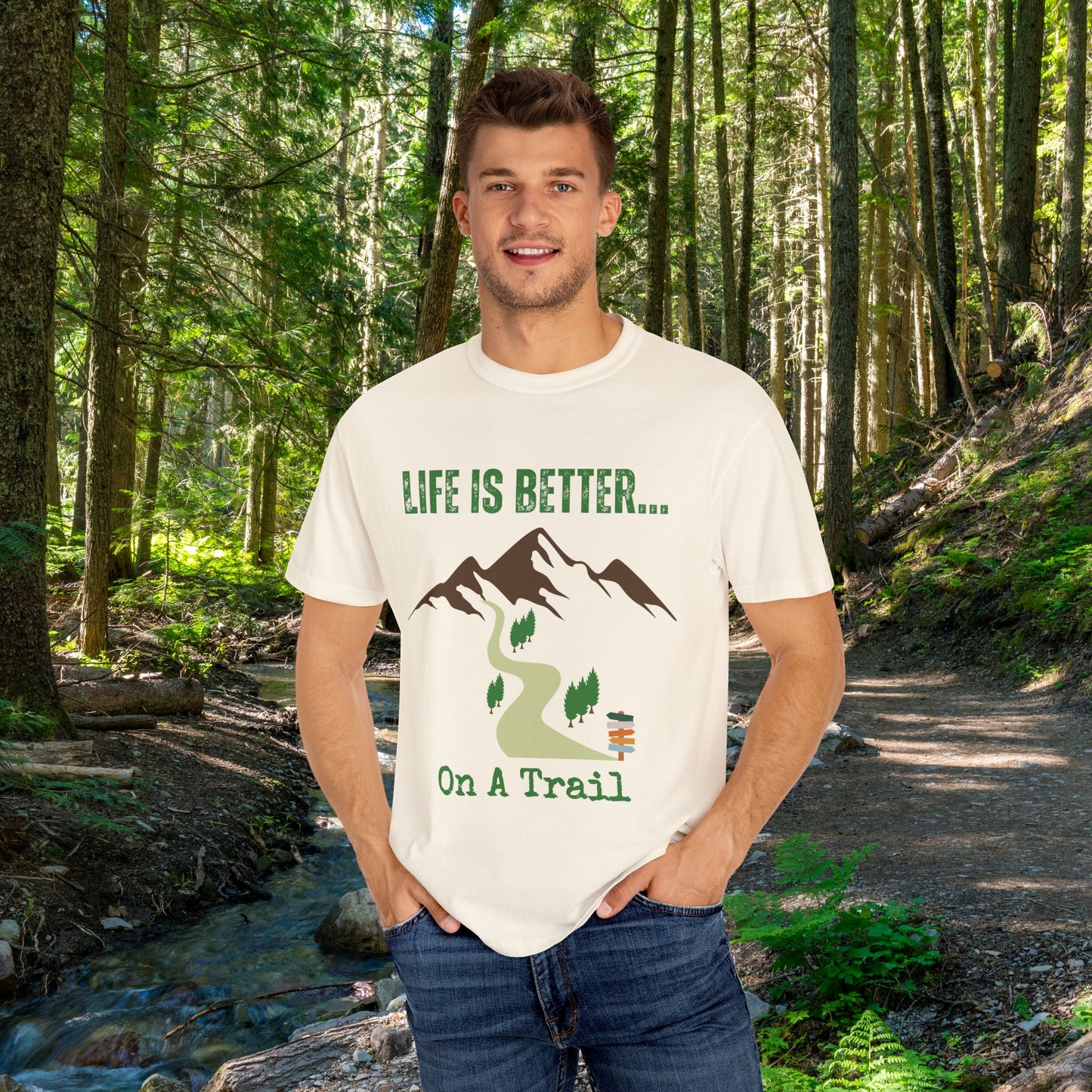 Life Is Better...On A Trail Unisex Graphic T-shirt