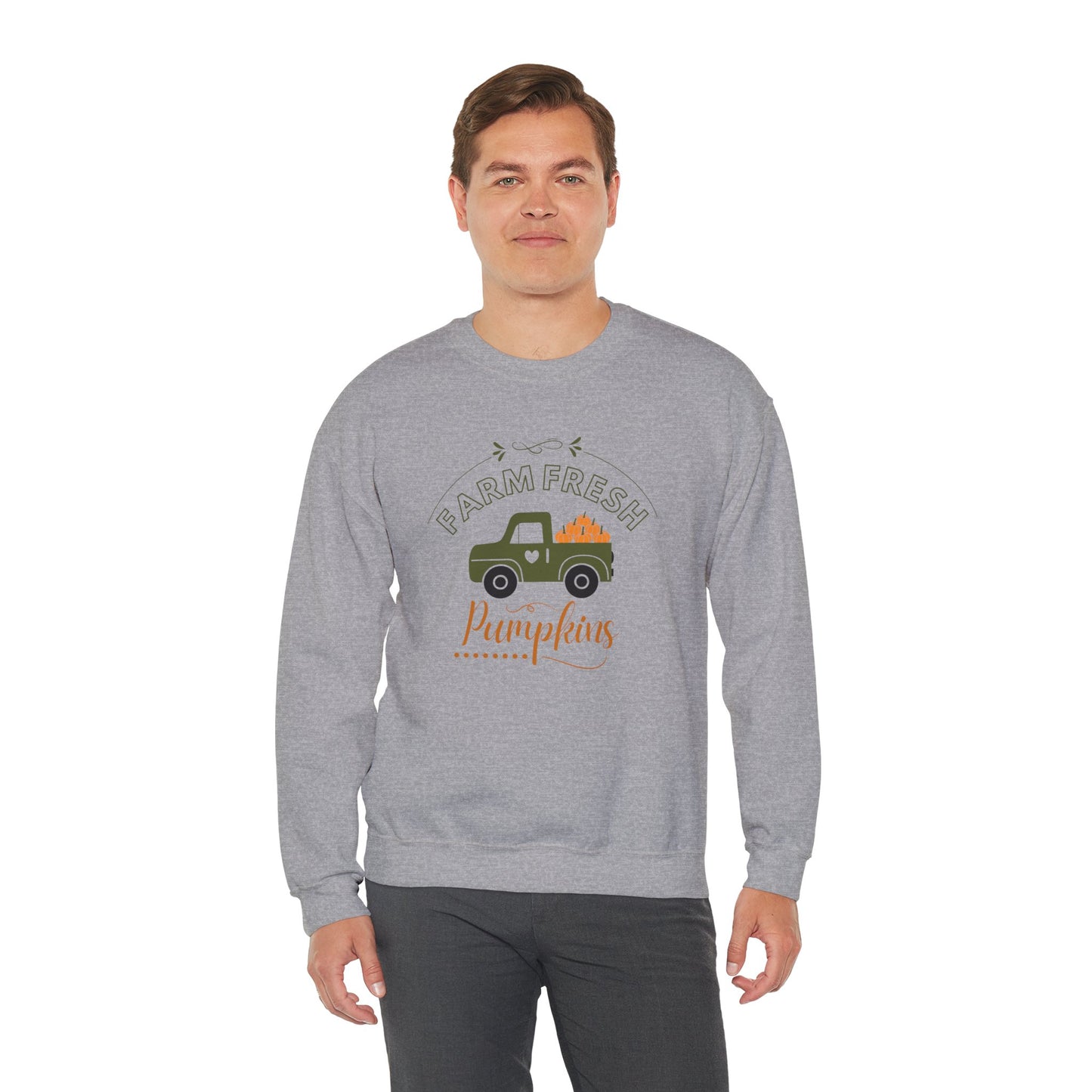 Farm Fresh Pumpkins Vintage Truck Crewneck