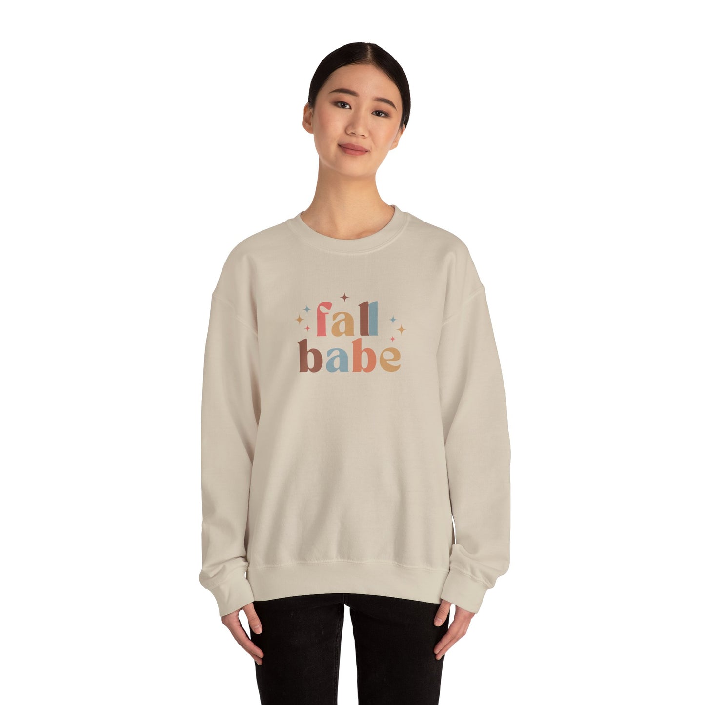 Fall Babe Cozy Crewneck Sweatshirt