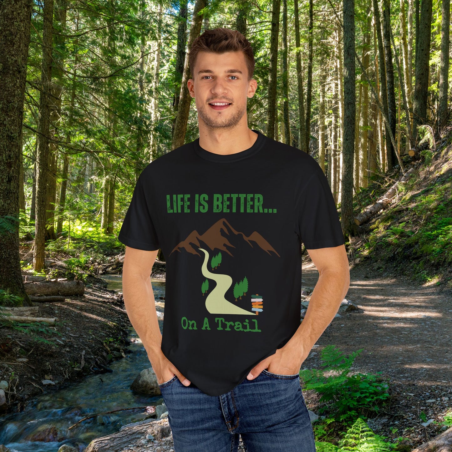 Life Is Better...On A Trail Unisex Graphic T-shirt