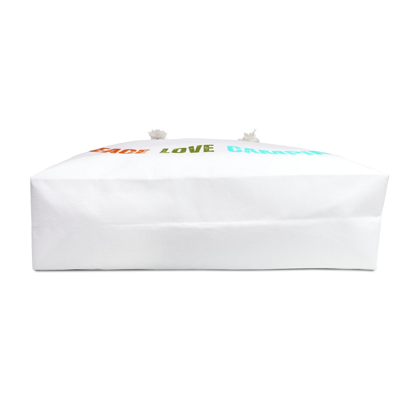 Peace Love Camping Canvas Weekender Bag