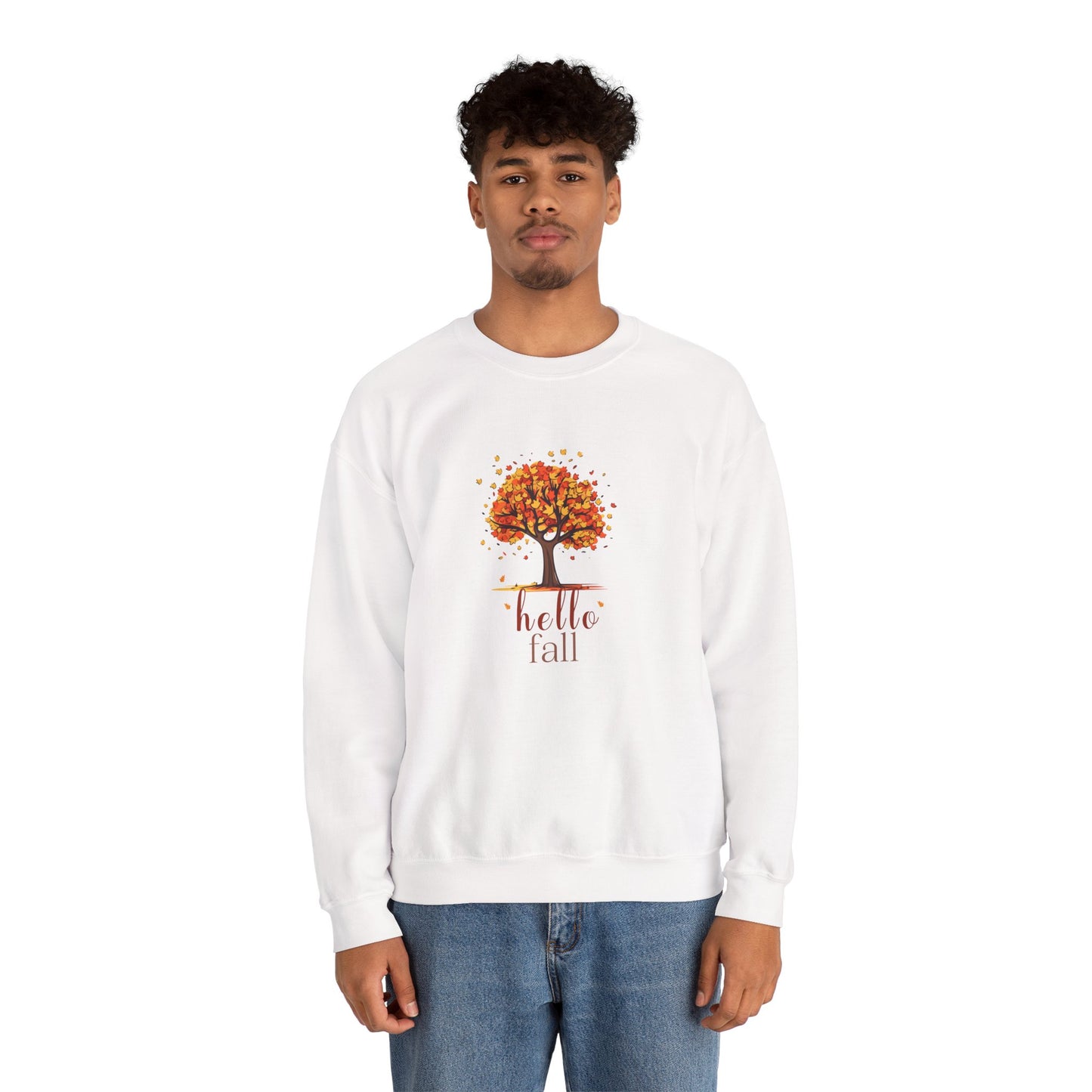 Hello Fall Cozy Crewneck Sweatshirt
