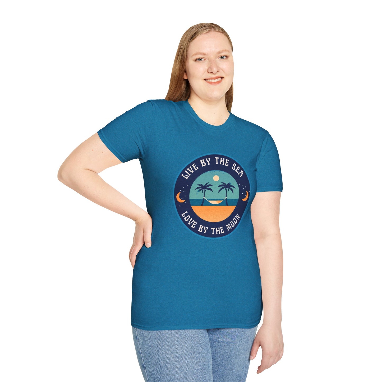 Live By The Sea Love By The Moon Tee