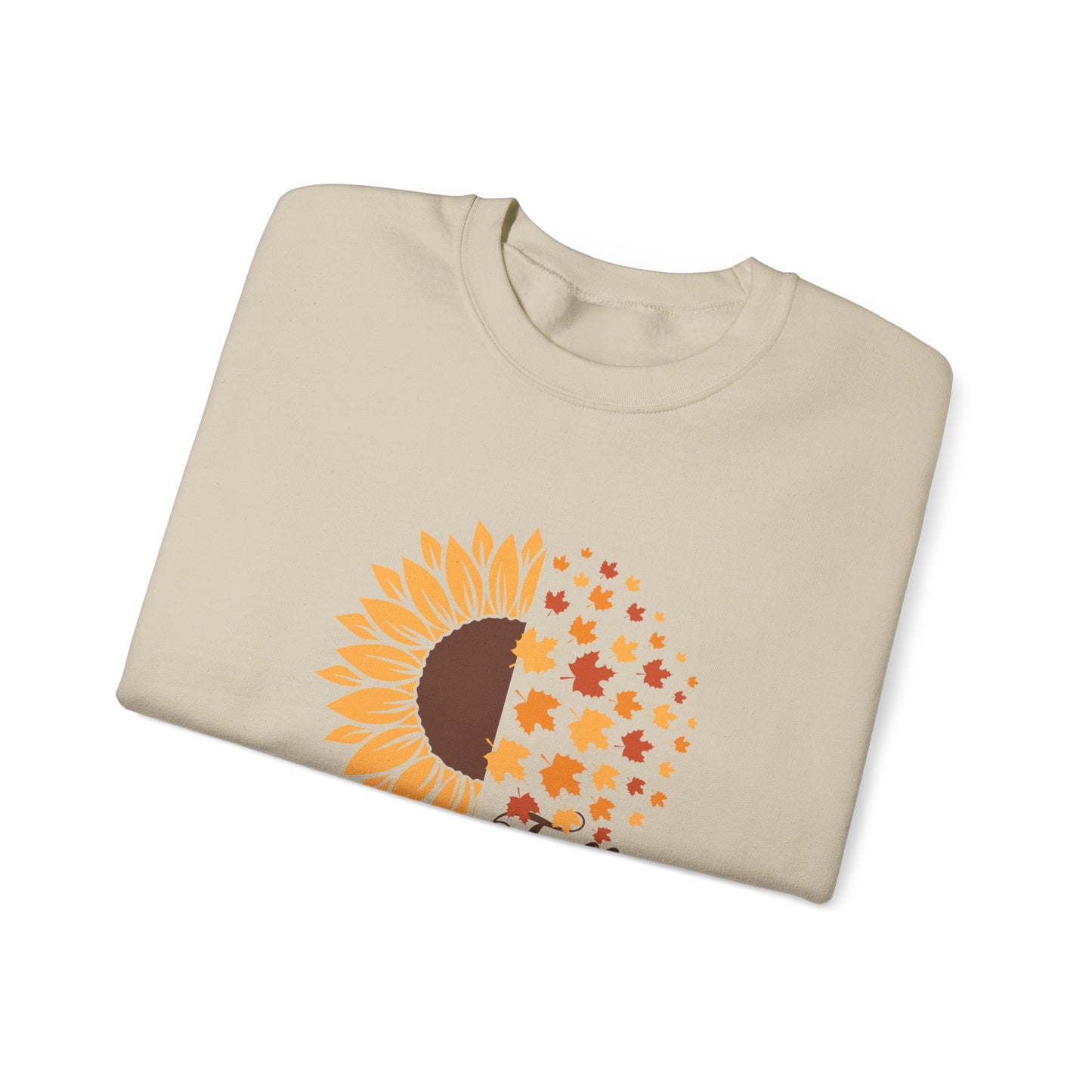 #FallVibes Sunflower Crewneck Sweatshirt